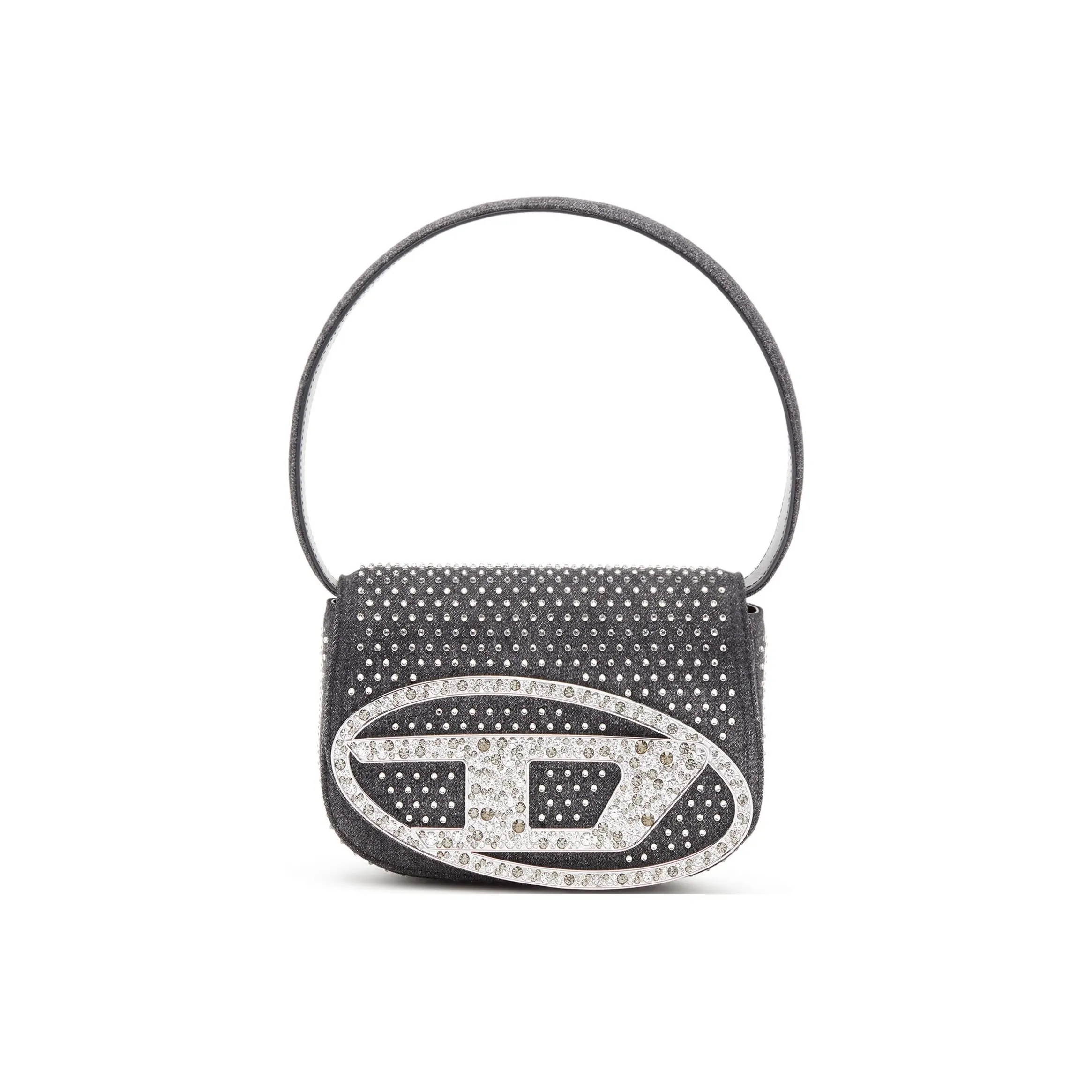 DIESEL Denim Handbag Shoulder Bag Women's Black