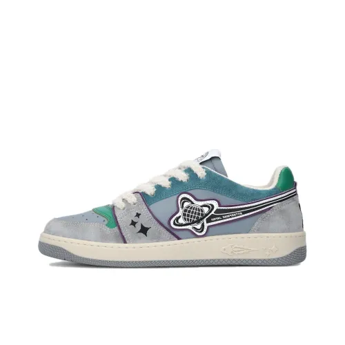 ENTERPRISE JAPAN Кроссовки для скейтбординга Low Top Серо-голубой Зеленый Мужские