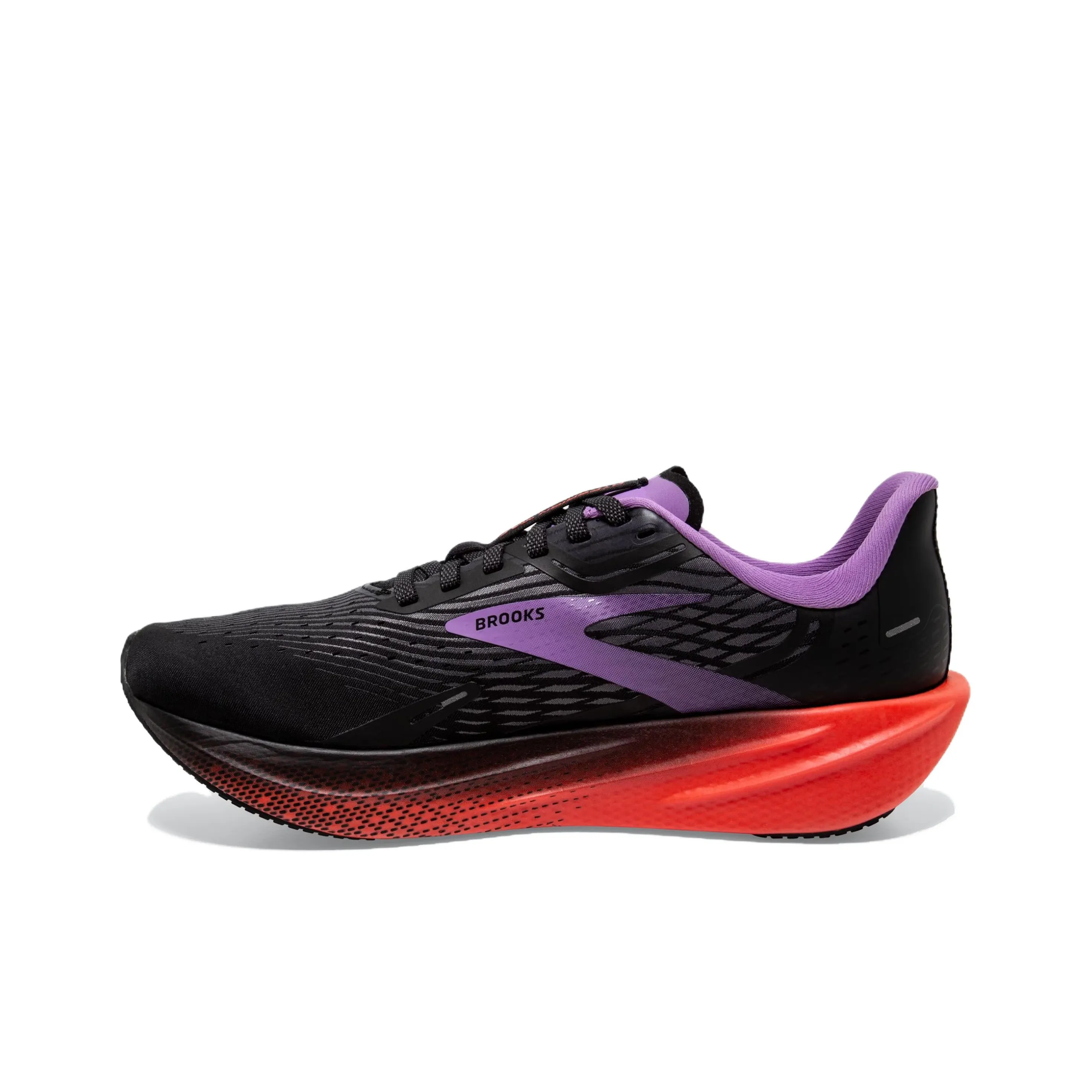 Brooks Hyperion Ma Anti Slip Wear Resistant Low Top Casual Running Shoes Women's Black Purple Red