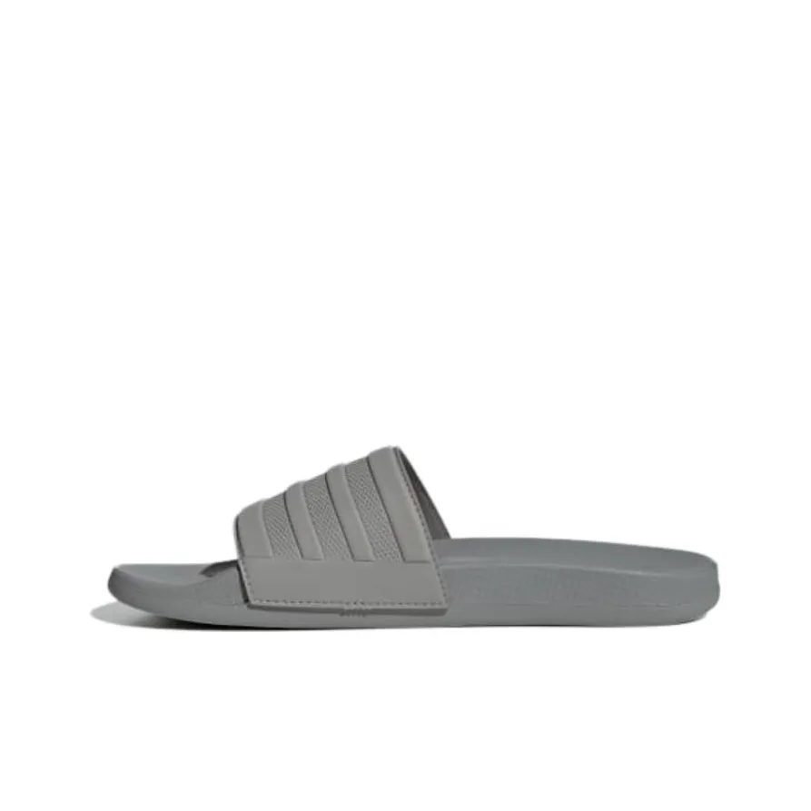 adidas Adilette Резиновая подошва Slip-resistant Слипоны Унисекс Серый