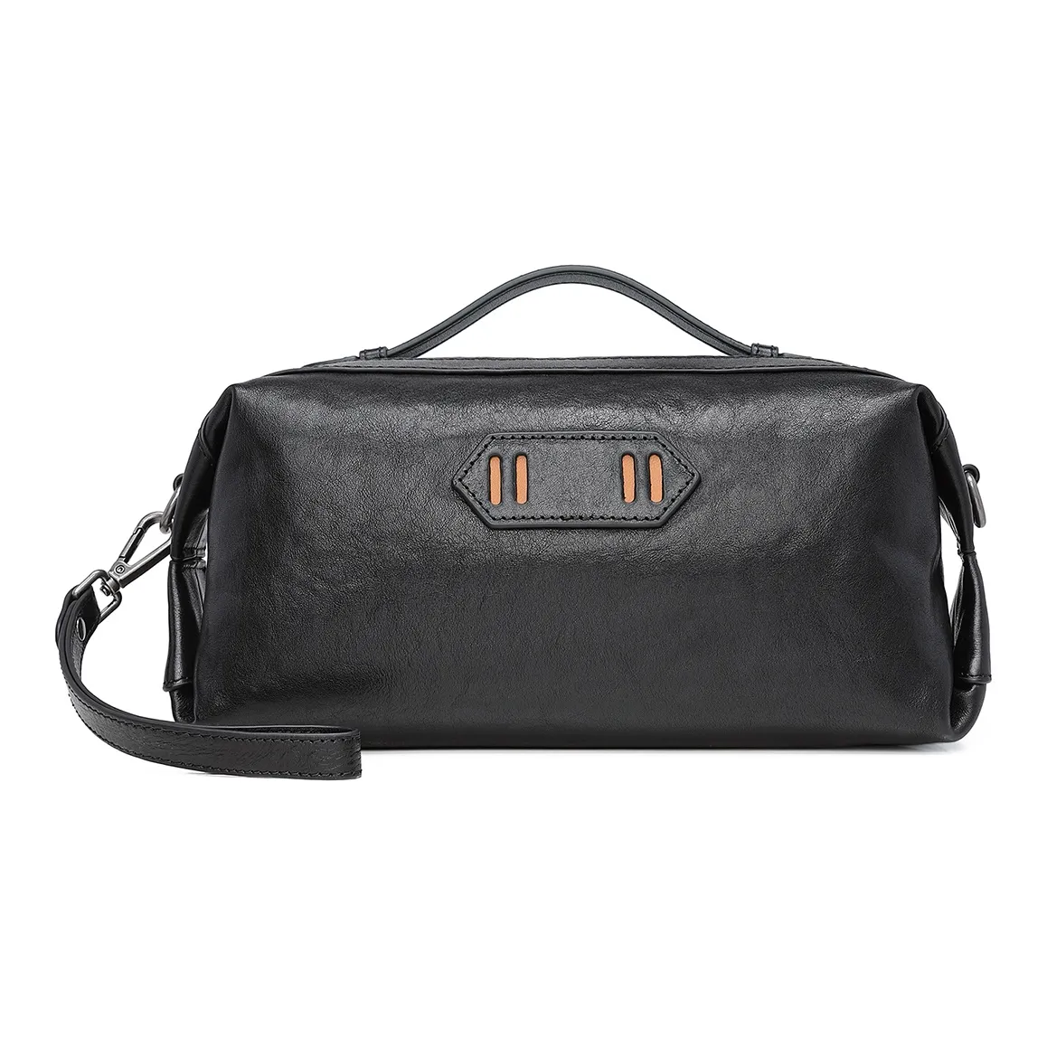 JAGUAR Коровья кожа Сумка через плечо Одно плечо Мужская Черная