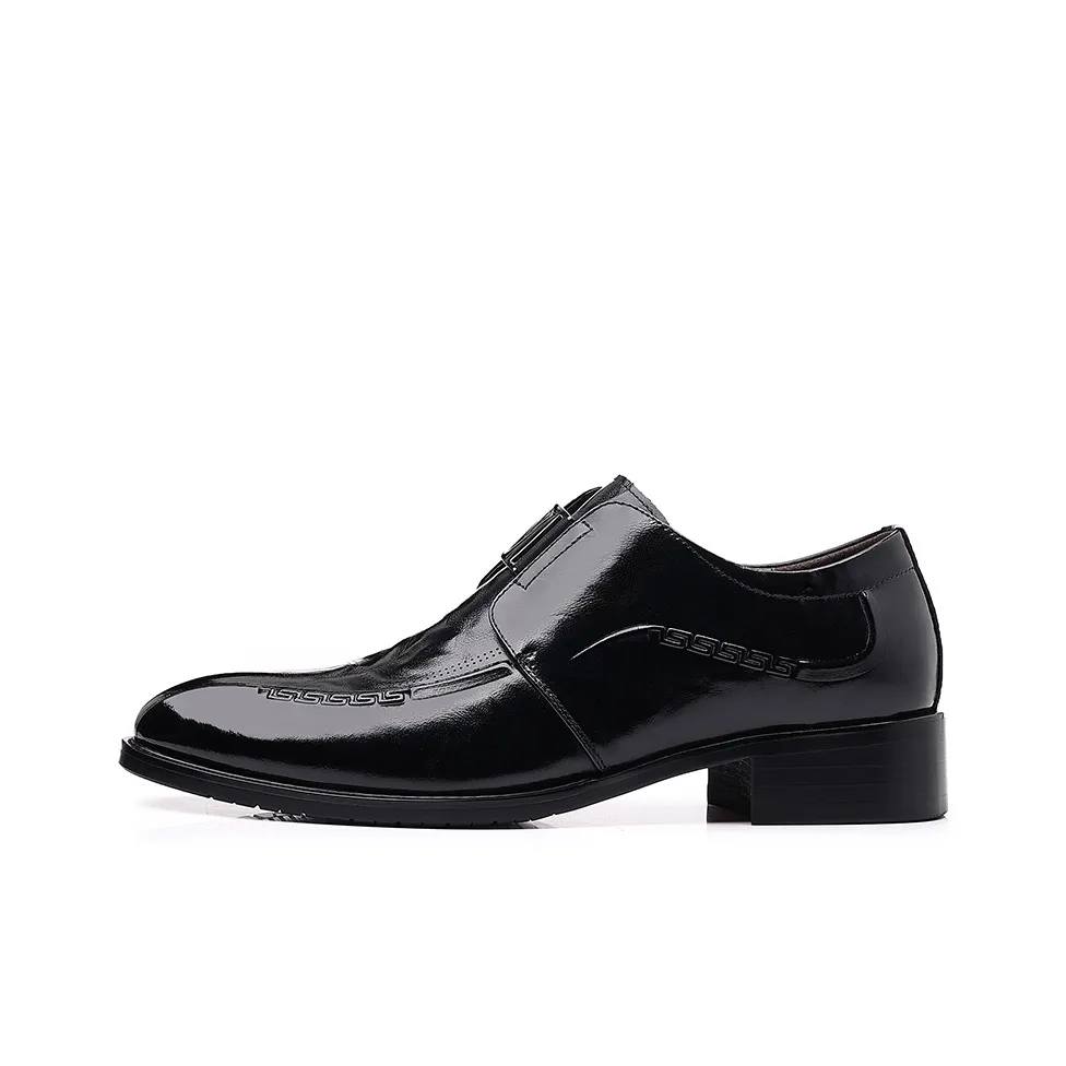 XIAOTOULANG Dress Shoes Men's Black