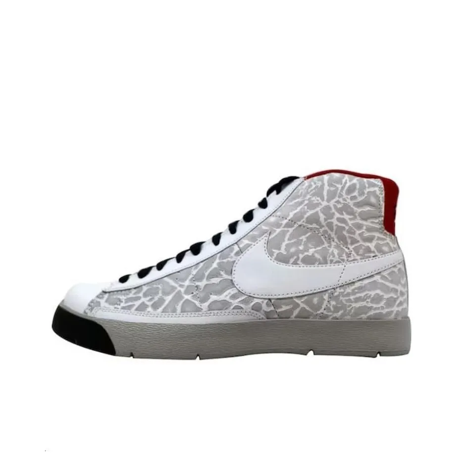 Nike Blazer Hi Premium White/White Granite Black