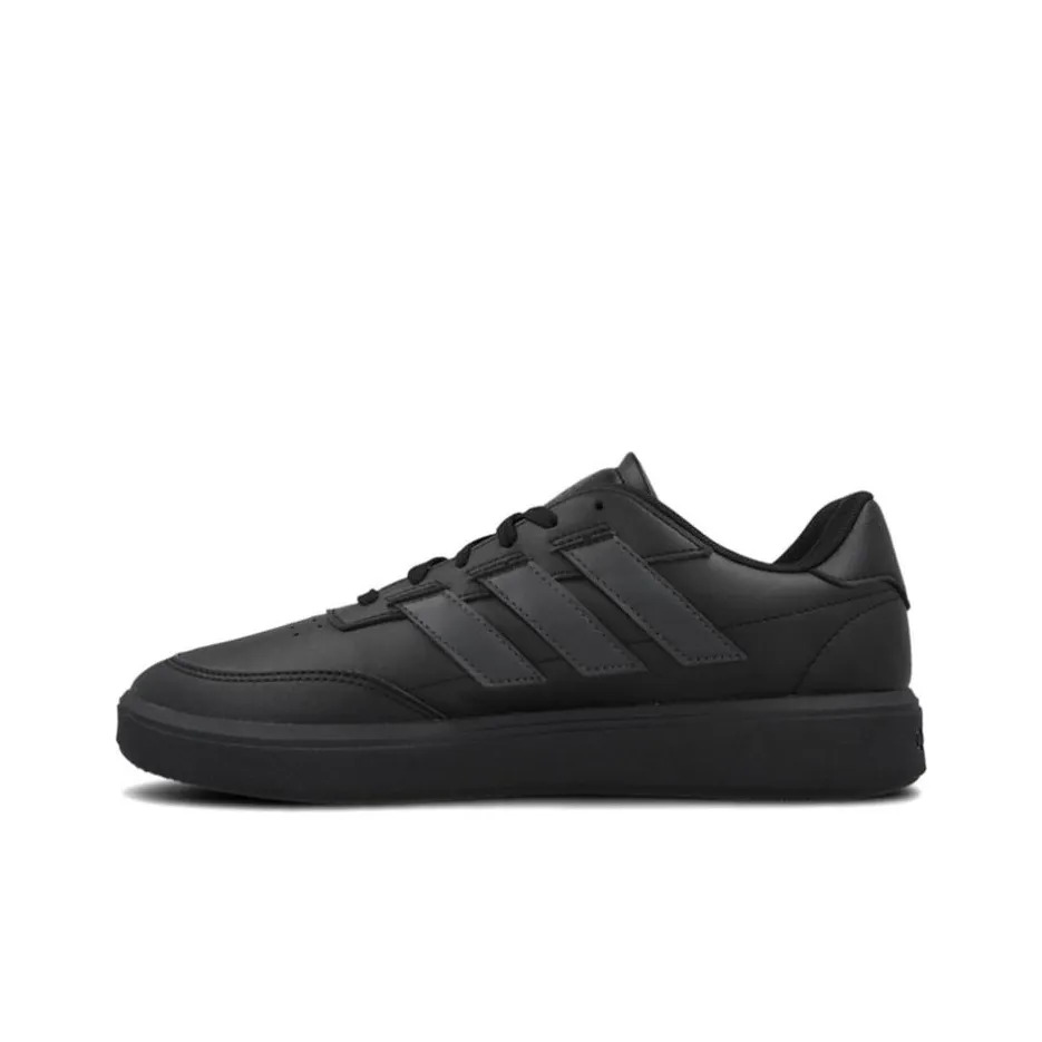 Adidas COURTBLOCK Anti Slip Wear Resistant Skateboard Shoes Unisex Black