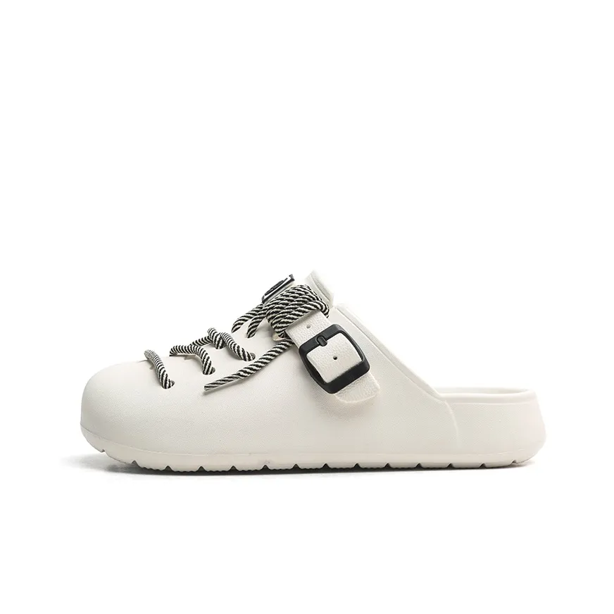 Jifffly Quiet Slide Slippers Unisex Ivory