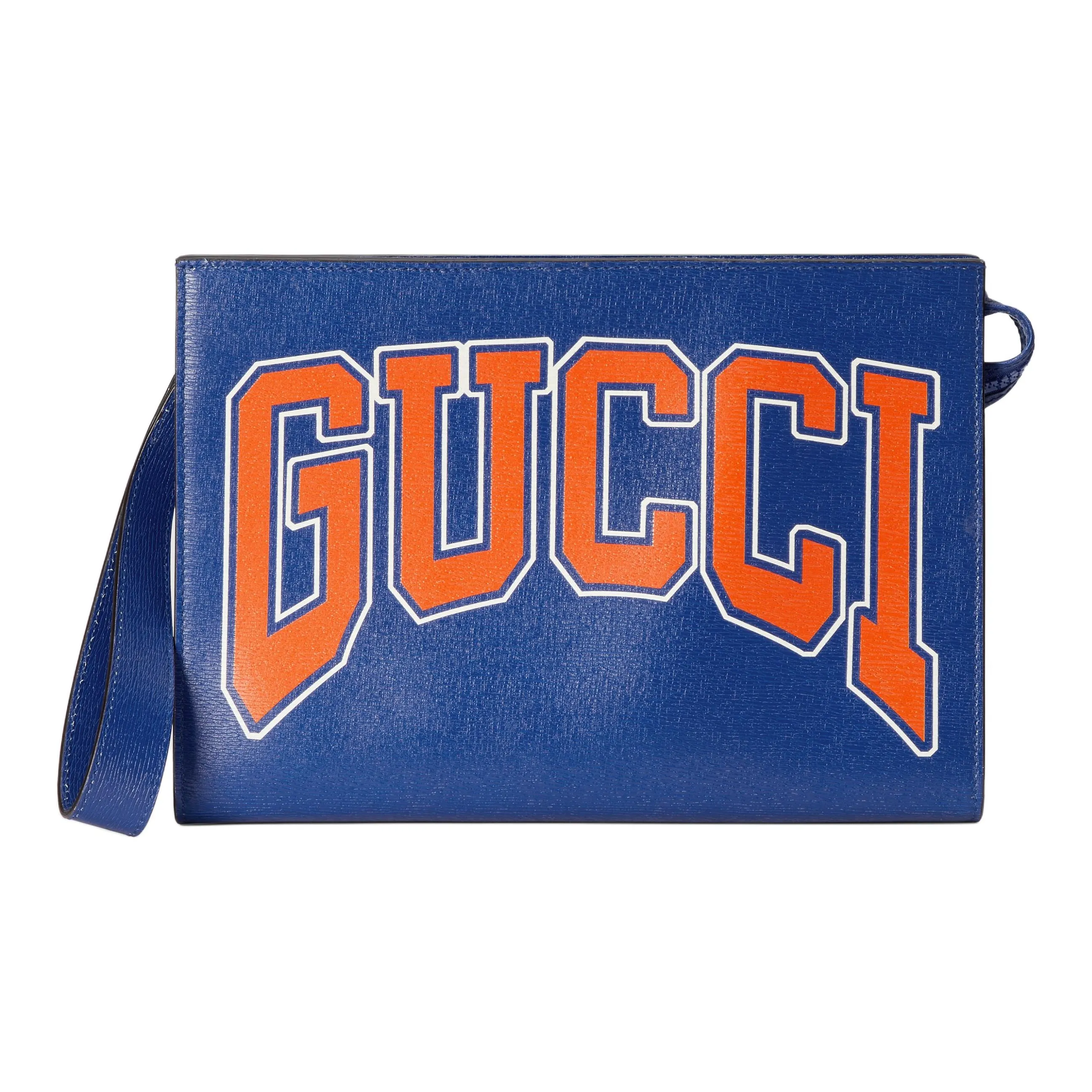 GUCCI Кожа Клатч Мужской Синий