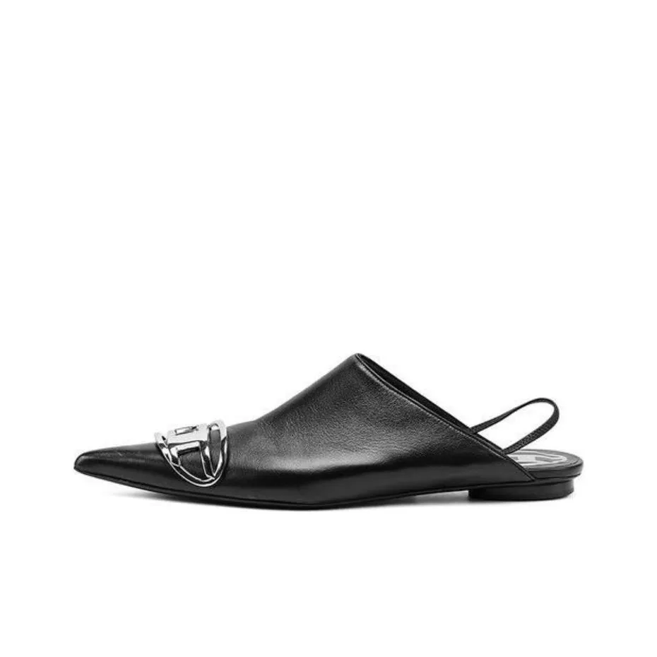 DIESEL Women's D-Venus B Slingback Mule 'Black'
