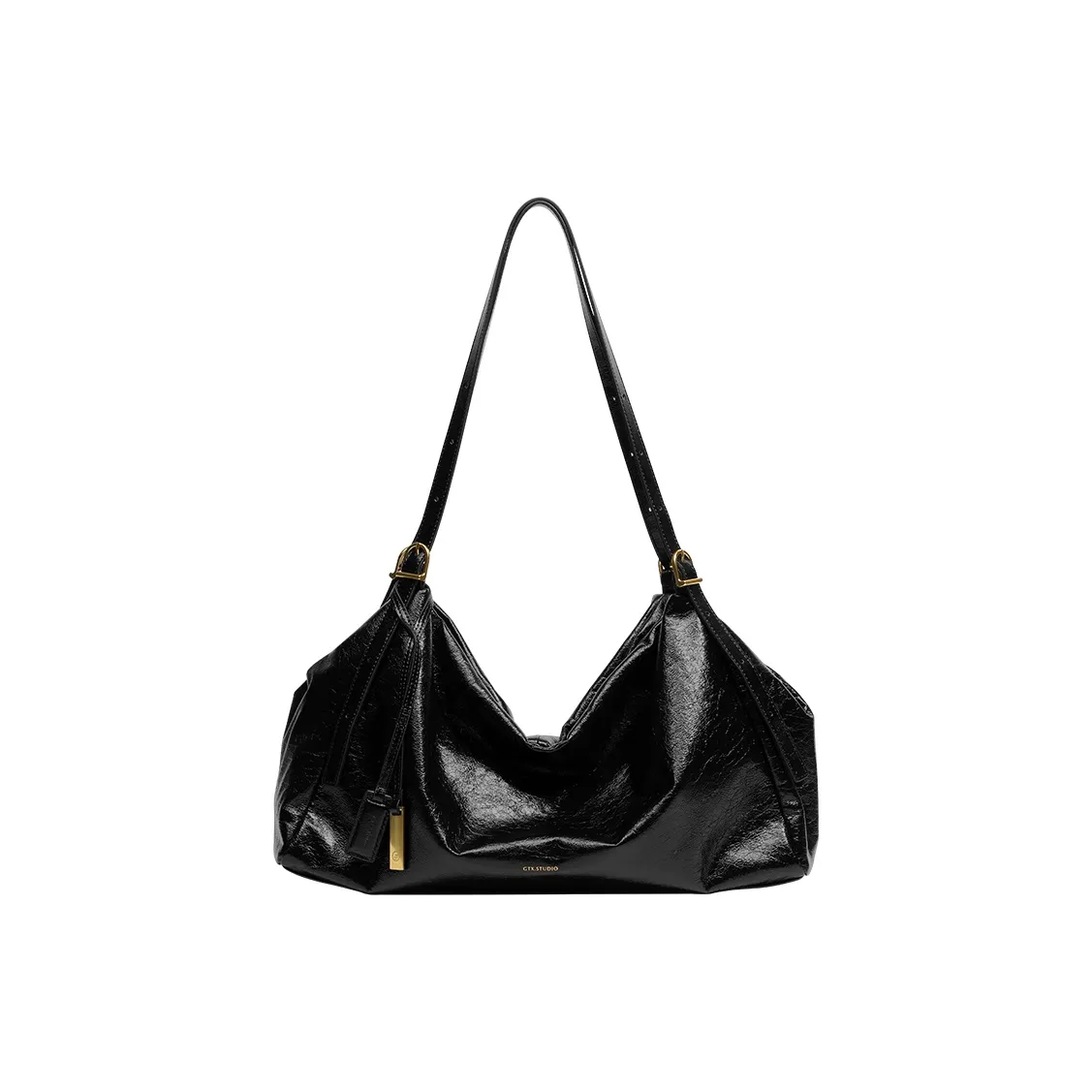 Tanita West Top Grain Cow Leather Tote Women's Black