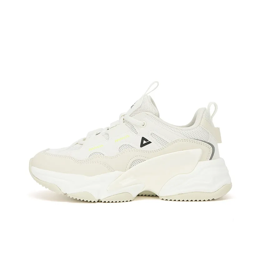 PEAK Chunky Sneakers Women's Low top Off White/Beige