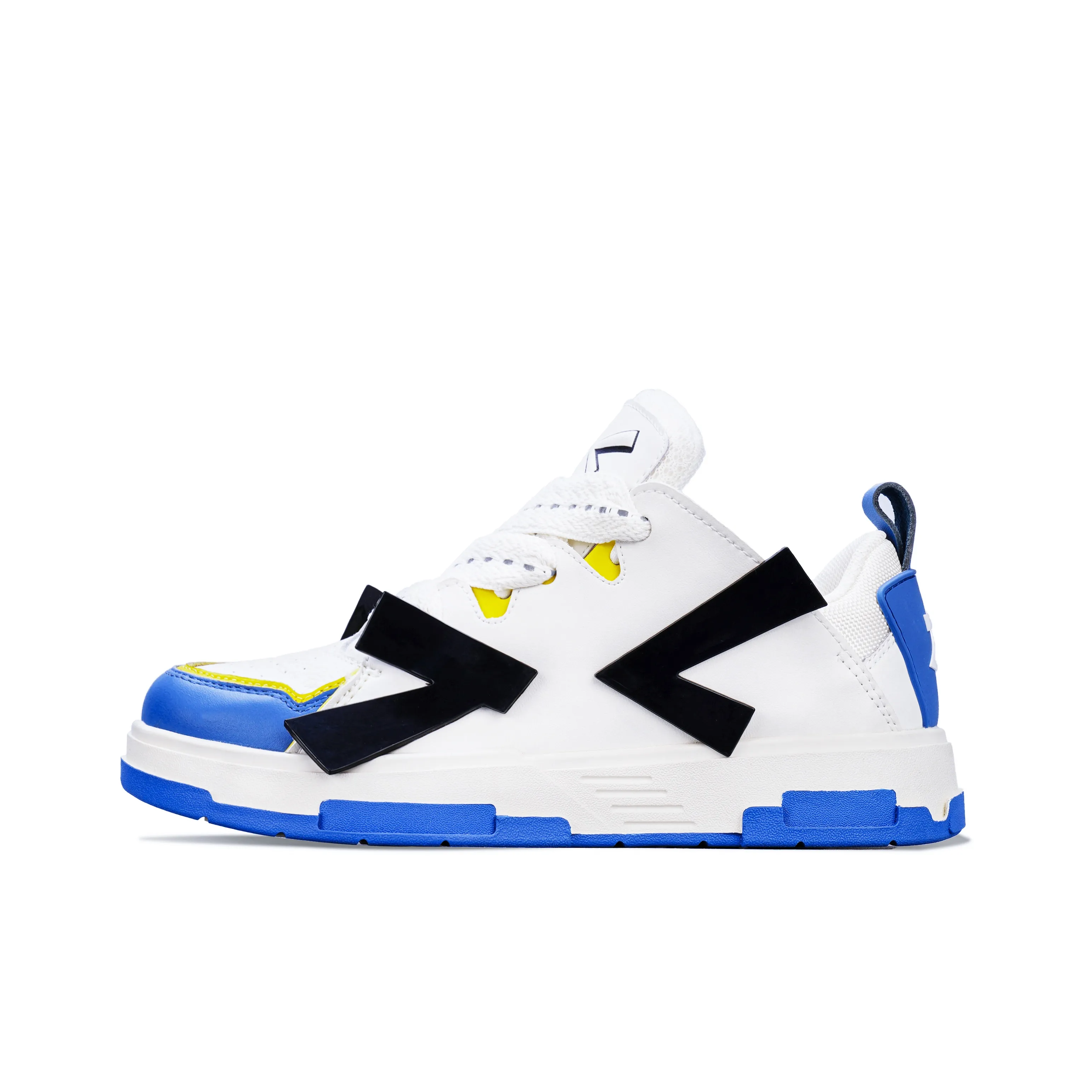 Same Way Eye Catching Bag Cushioning Height Increasing Slip Resistant Low Top Skateboard Shoes Unisex Klein Blue