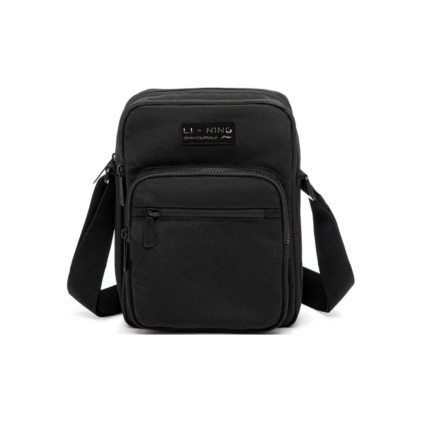 LINING Sports Life Collection Полиэстер Портативная Сумка через плечо Сумка на плечо Стандартная Унисекс Черная