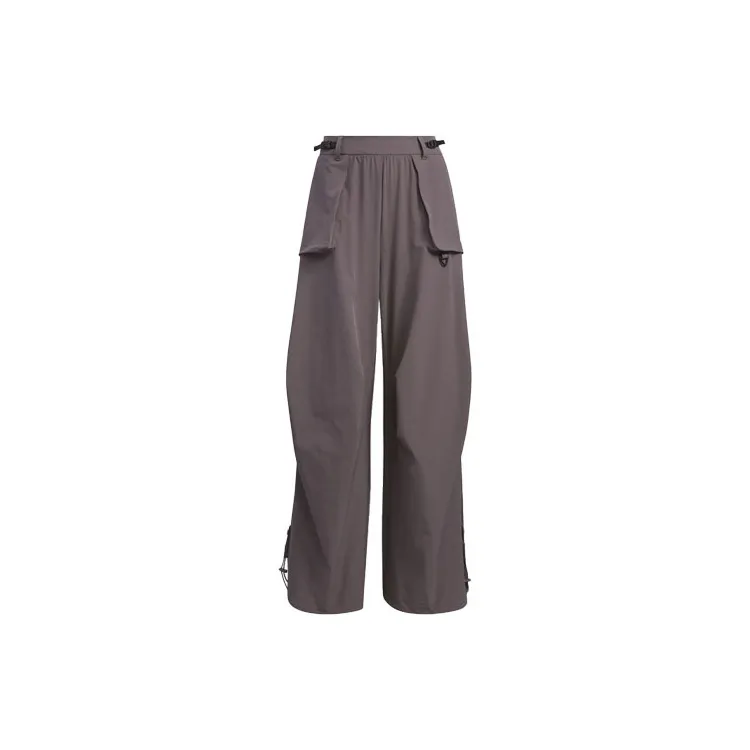 Adidas City Escape Tracksuit Bottoms Knitted Sports Pants Women's Charcoal Gray