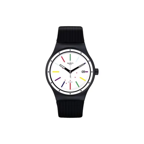 SWATCH Автоматический Механический Movement Унисекс Часы 42 мм Белые