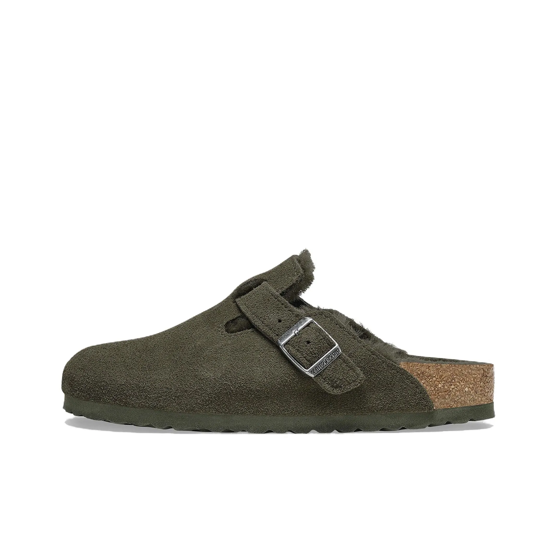 Birkenstock Boston Vl Suede Slides