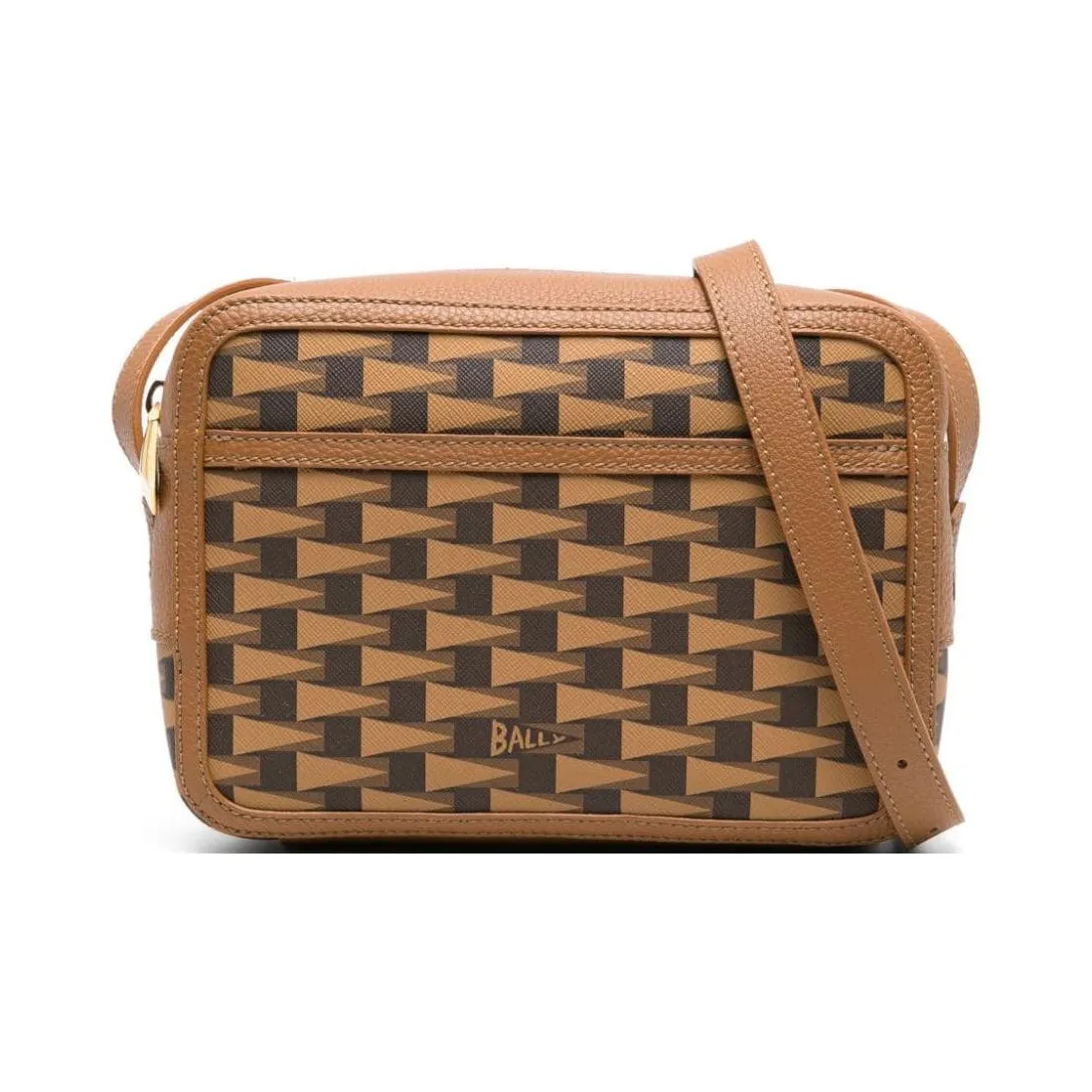 BALLY Полиуретан Сумка через плечо Мужская Карамельно-коричневая