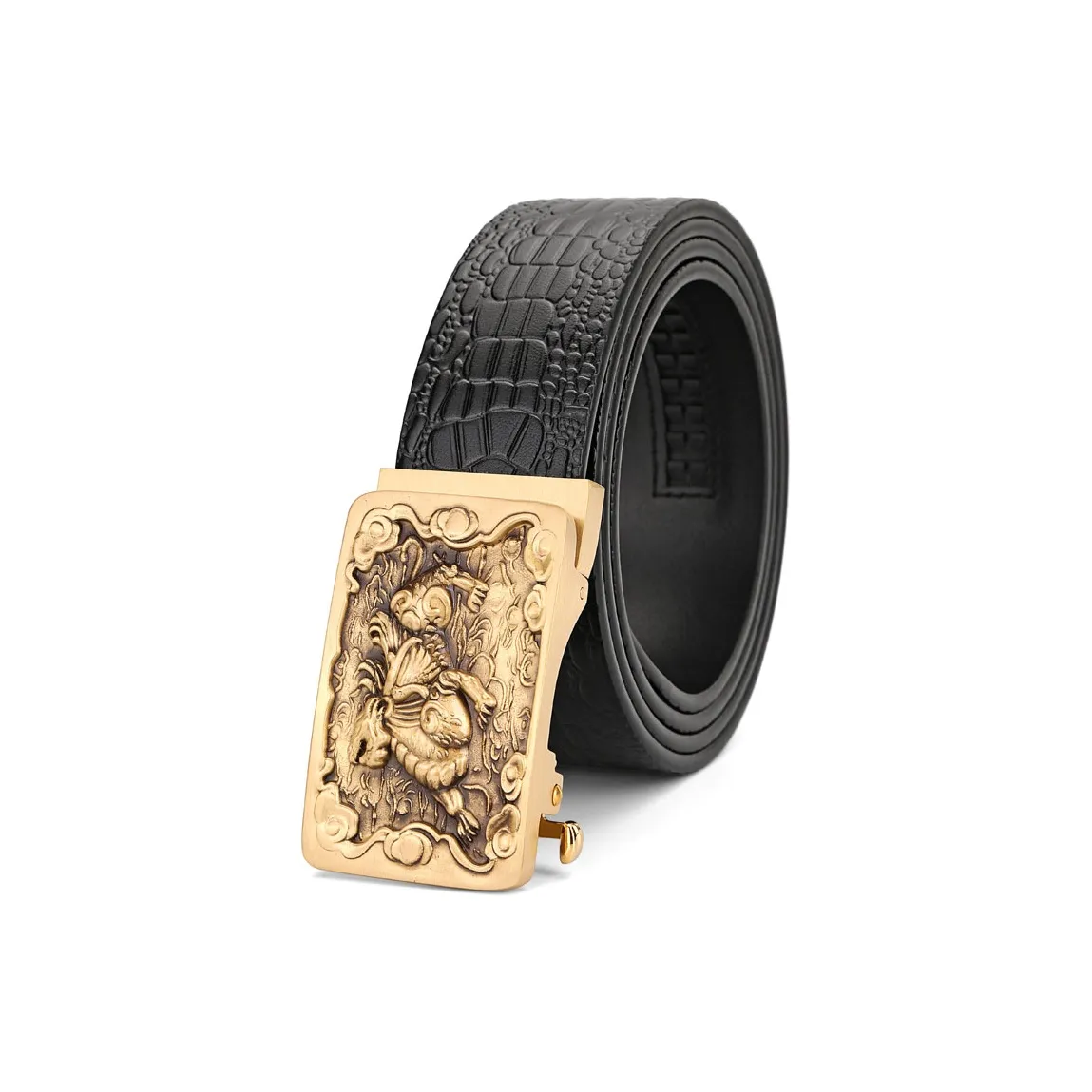 Cows Reign Однослойный ремешок из натуральной коровьей кожи мужской 3,4CM