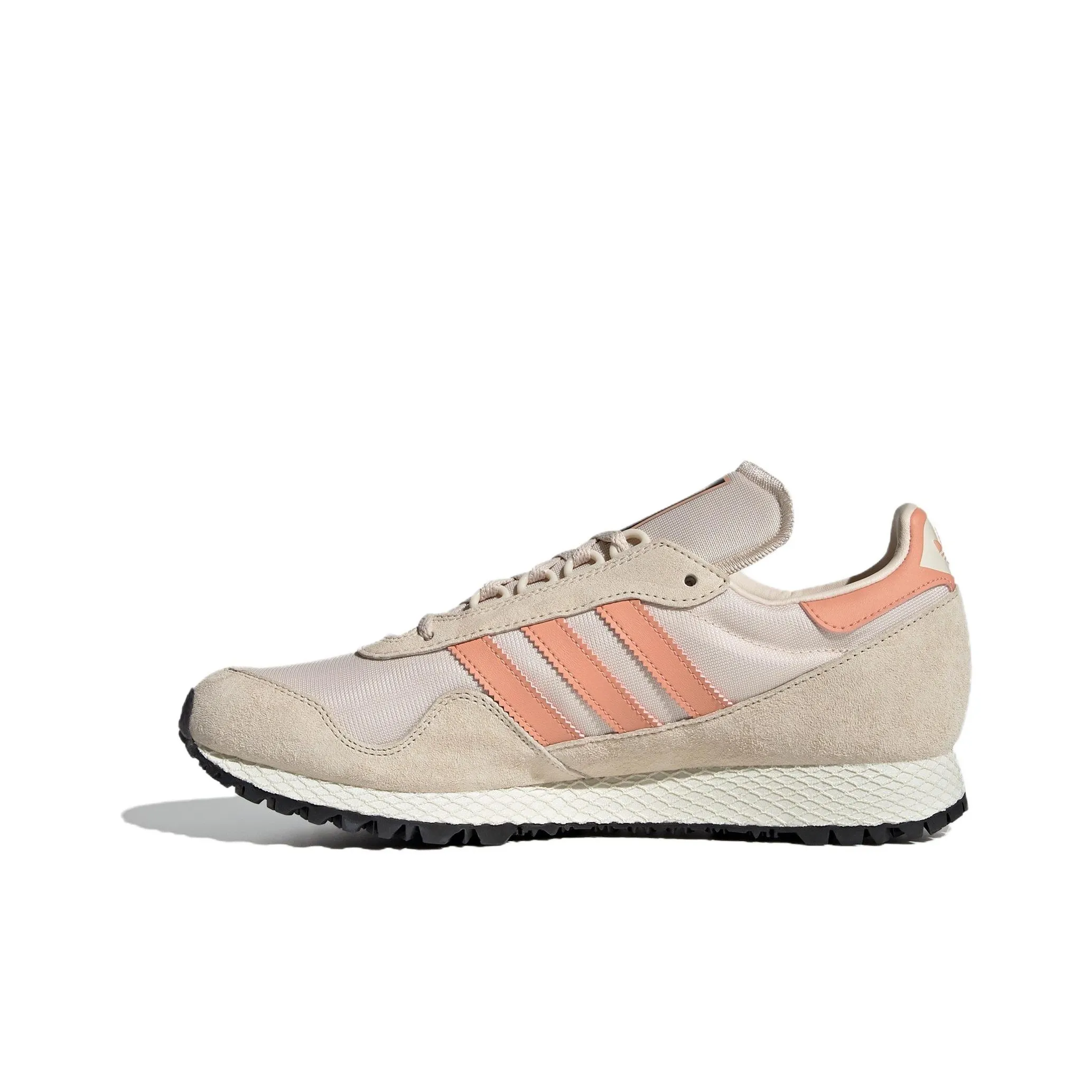Adidas Originals NEW YORK Abrasion Resistant Breathable Low Top Running Shoes Men's Beige Brown