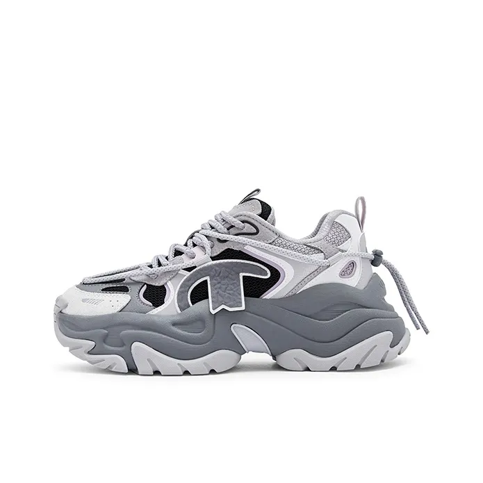 Champion Thousand Layer Y2K Shoes Low Top Chunky Sneakers Women's Dark Gray