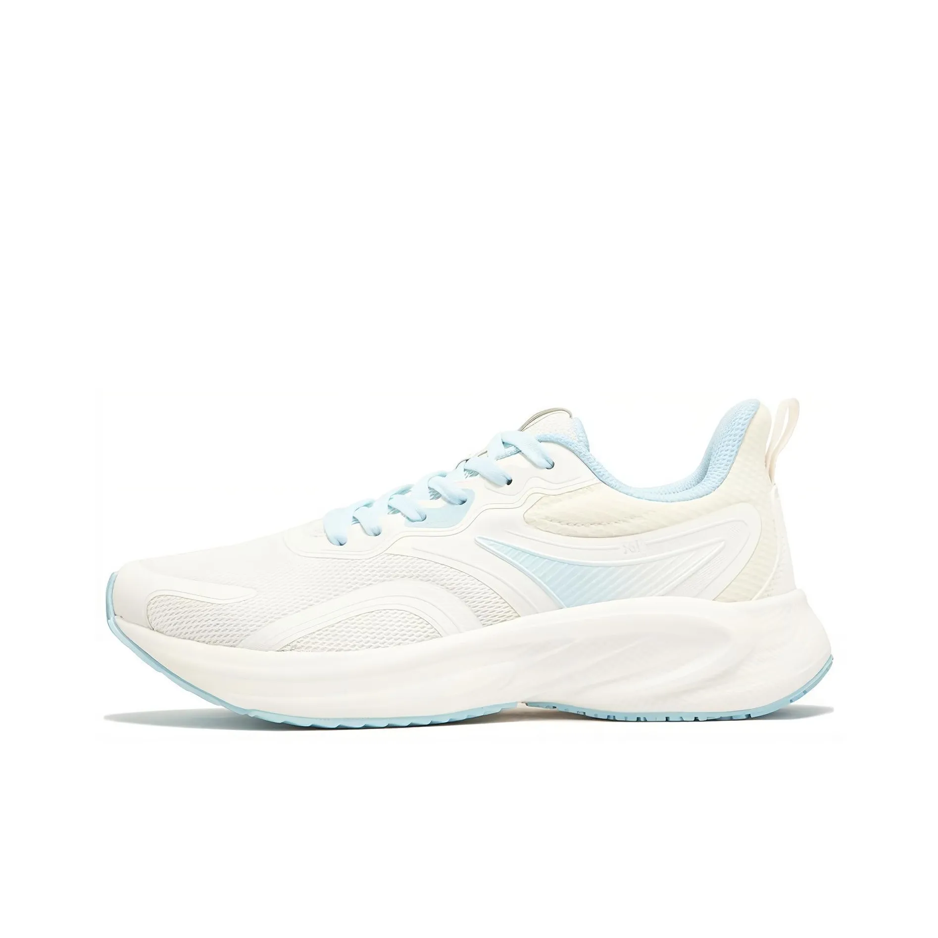 361° Амортизаторы Slip-resistant устойчивые к истиранию низкий топ Беговые кроссовки Женские Белый Синий