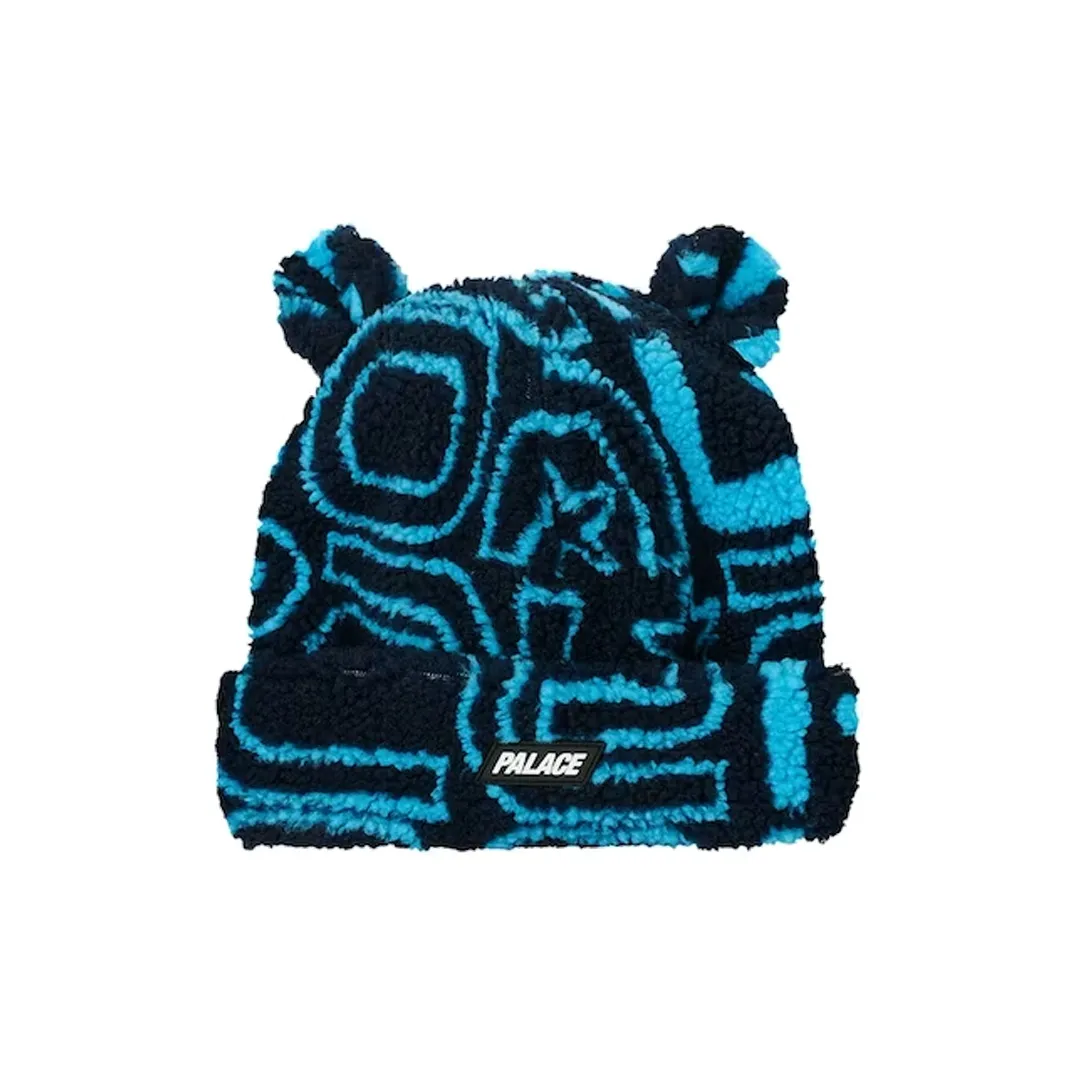 PALACE Fleece Beanies Unisex Blue PALACE Флис Шапки-бини Унисекс Синий