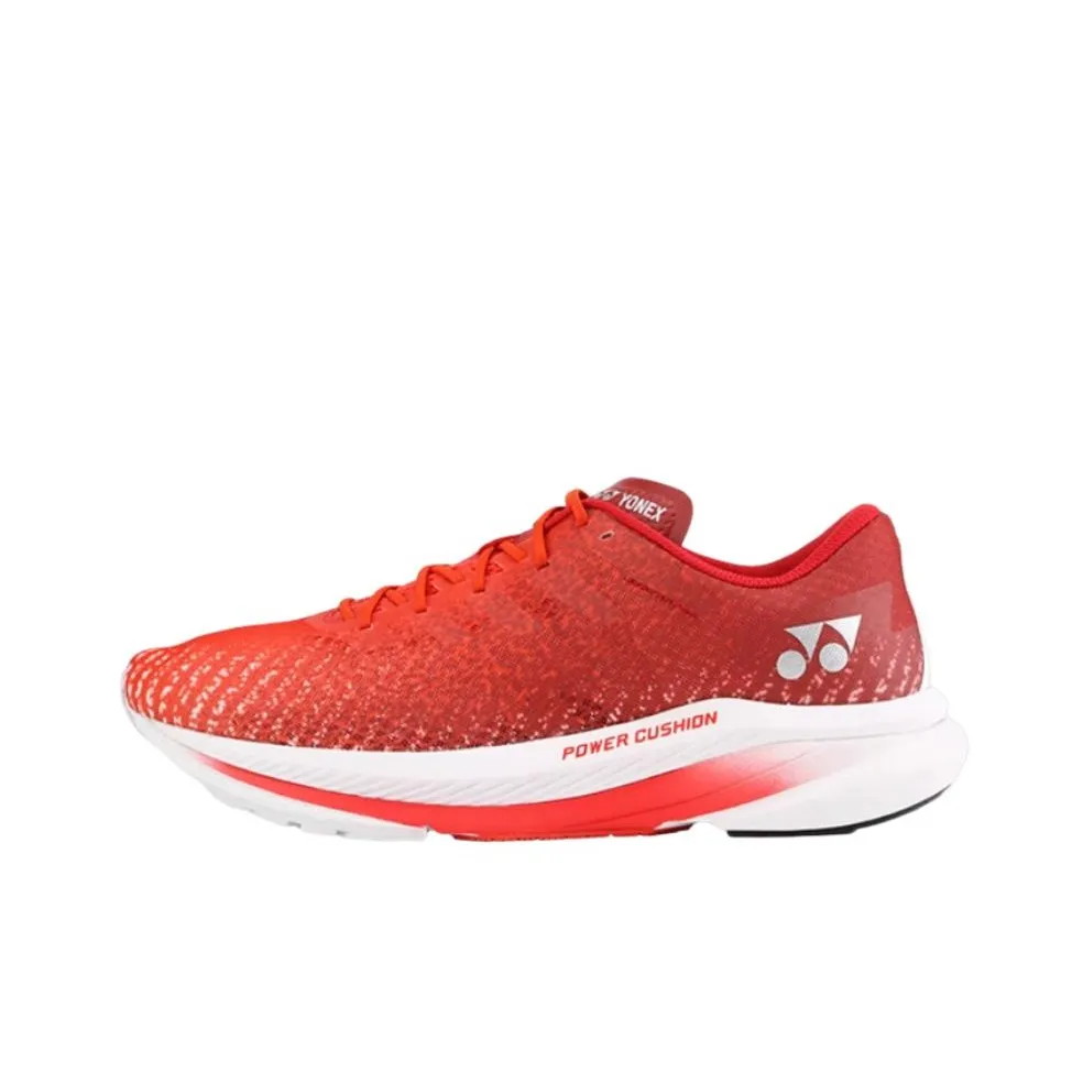 YONEX Abrasion Resistant Breathable Low Top Running Shoes Men's Red