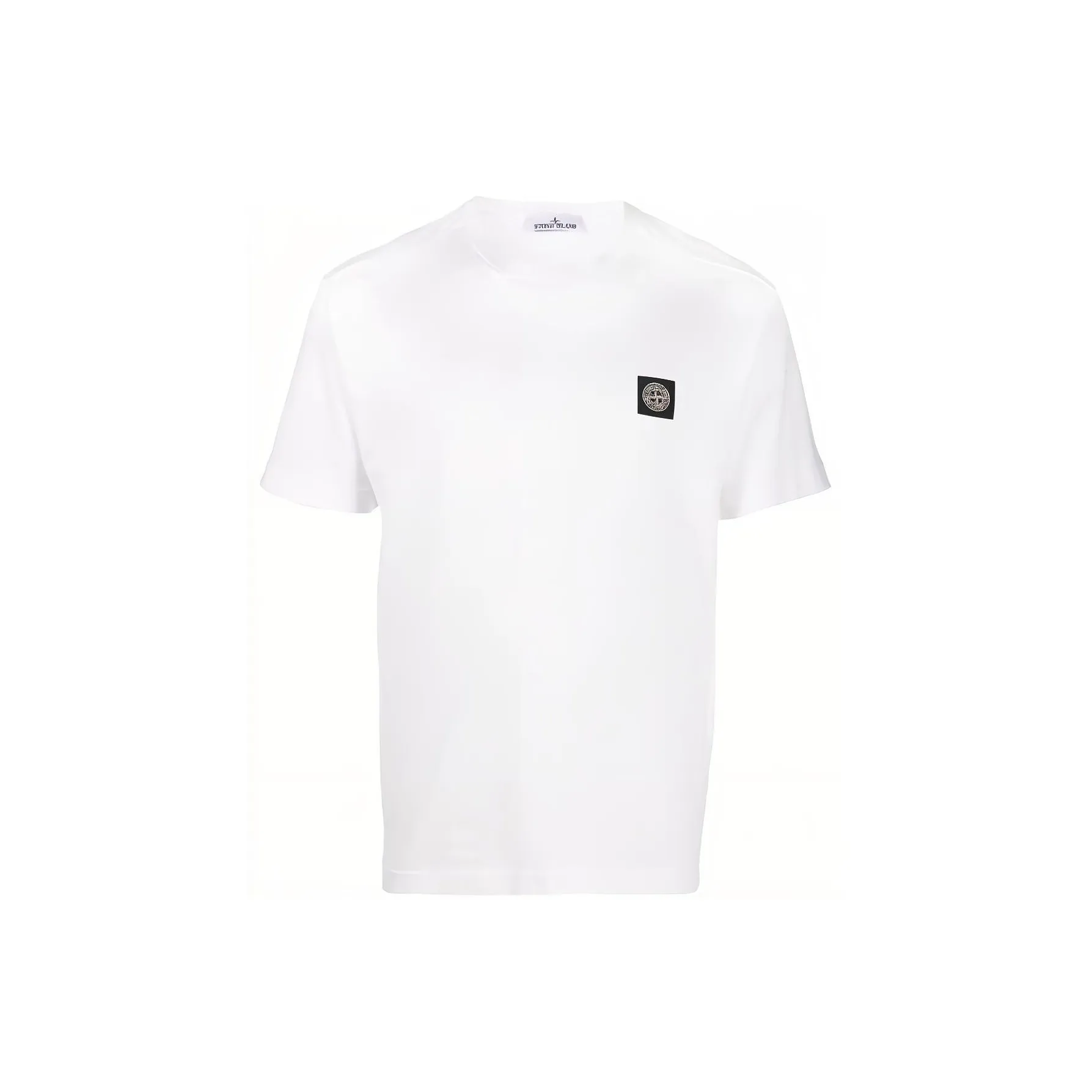 STONE ISLAND Logo Patch Crewneck T Shirt