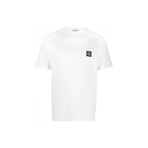 STONE ISLAND Белая Мужская Рубашка