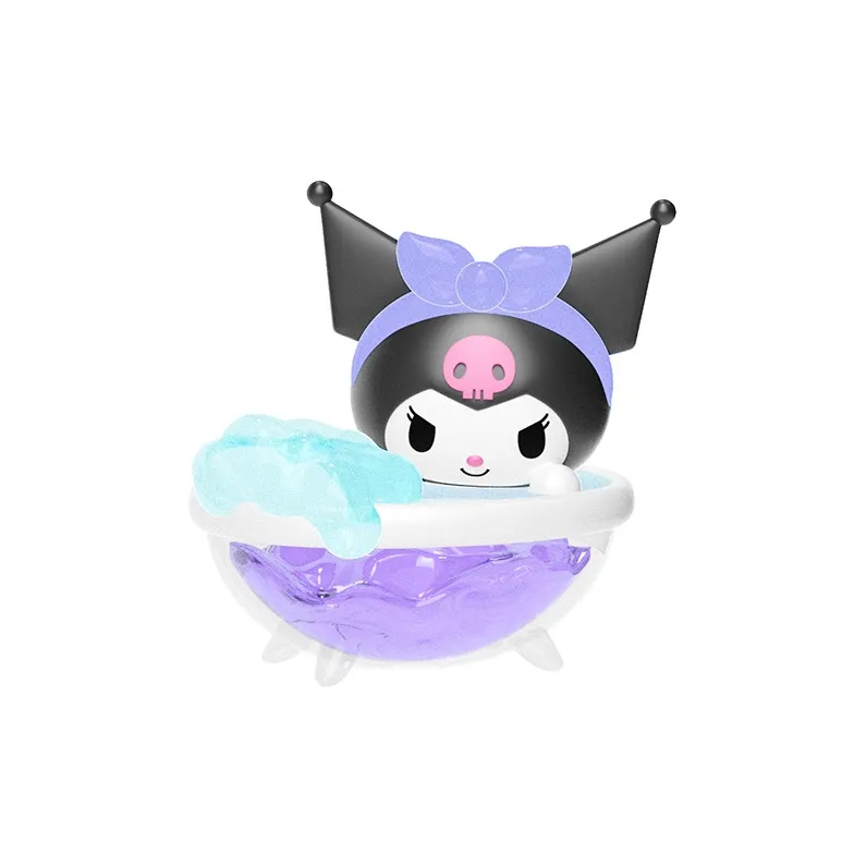 TOP TOY Санрио Пузырьки Bathtub Collection Милые Beans Kuromi Слепые коробки Single Mystery Сумка Целая коробка 18 шт