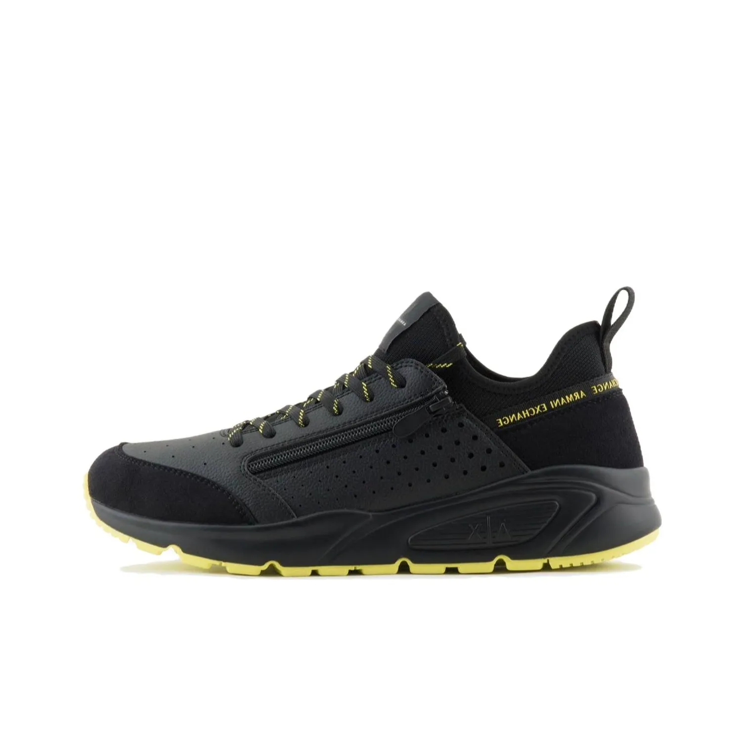 ARMANI EXCHANGE Faux-leather Sneakers