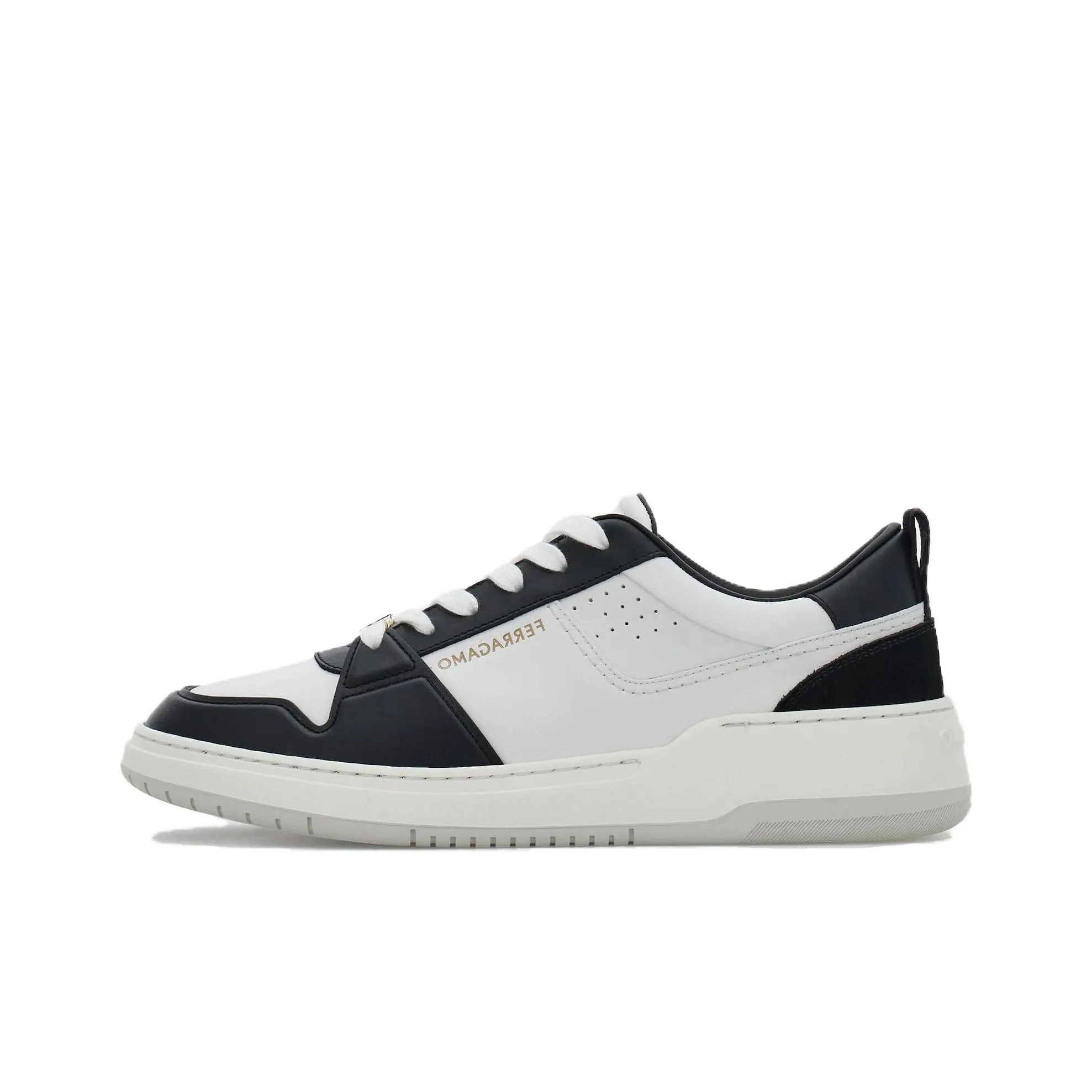 FERRAGAMO Two-tone Leather Sneakers