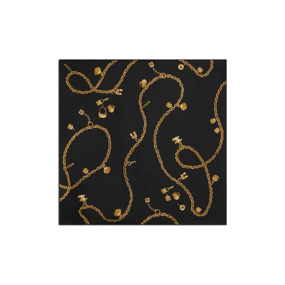 CELINE Bandana In Silk Twill