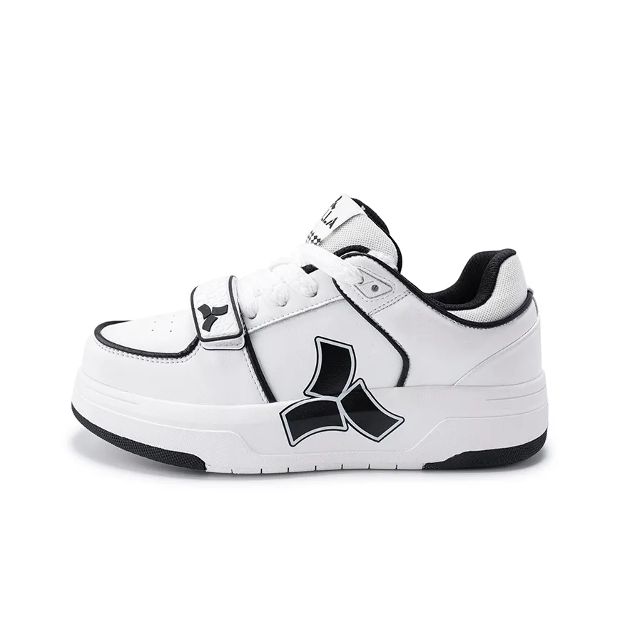 Angela Skateboard Shoes Unisex Low Top Black Blue/White Black/Black White