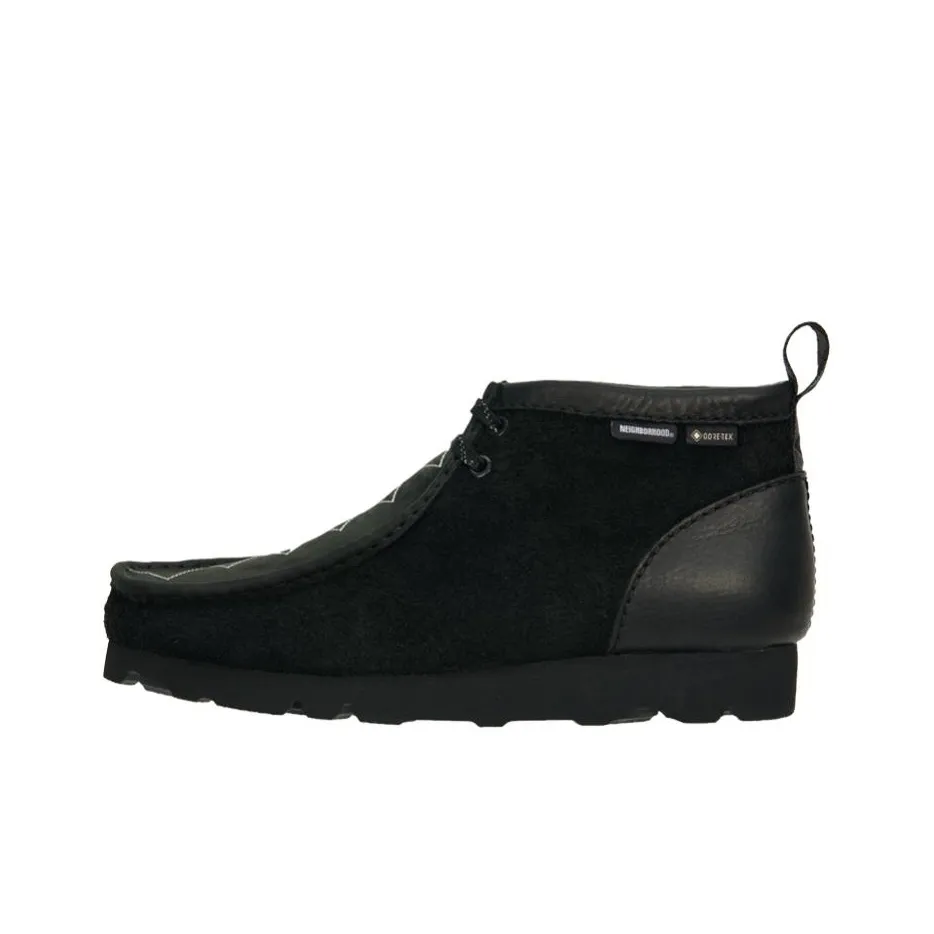 Clarks Original X Neighborhood Wallabee Gtx Ankle Shoes 'Black'