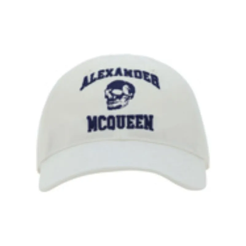 Alexander McQueen Logo Embroidered Baseball Cap