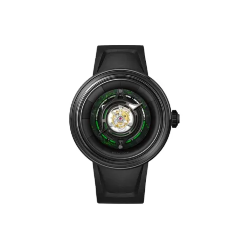 Павлин Ручной Механический Movement Мужские Часы 46mm*12,5mm С Вырезом