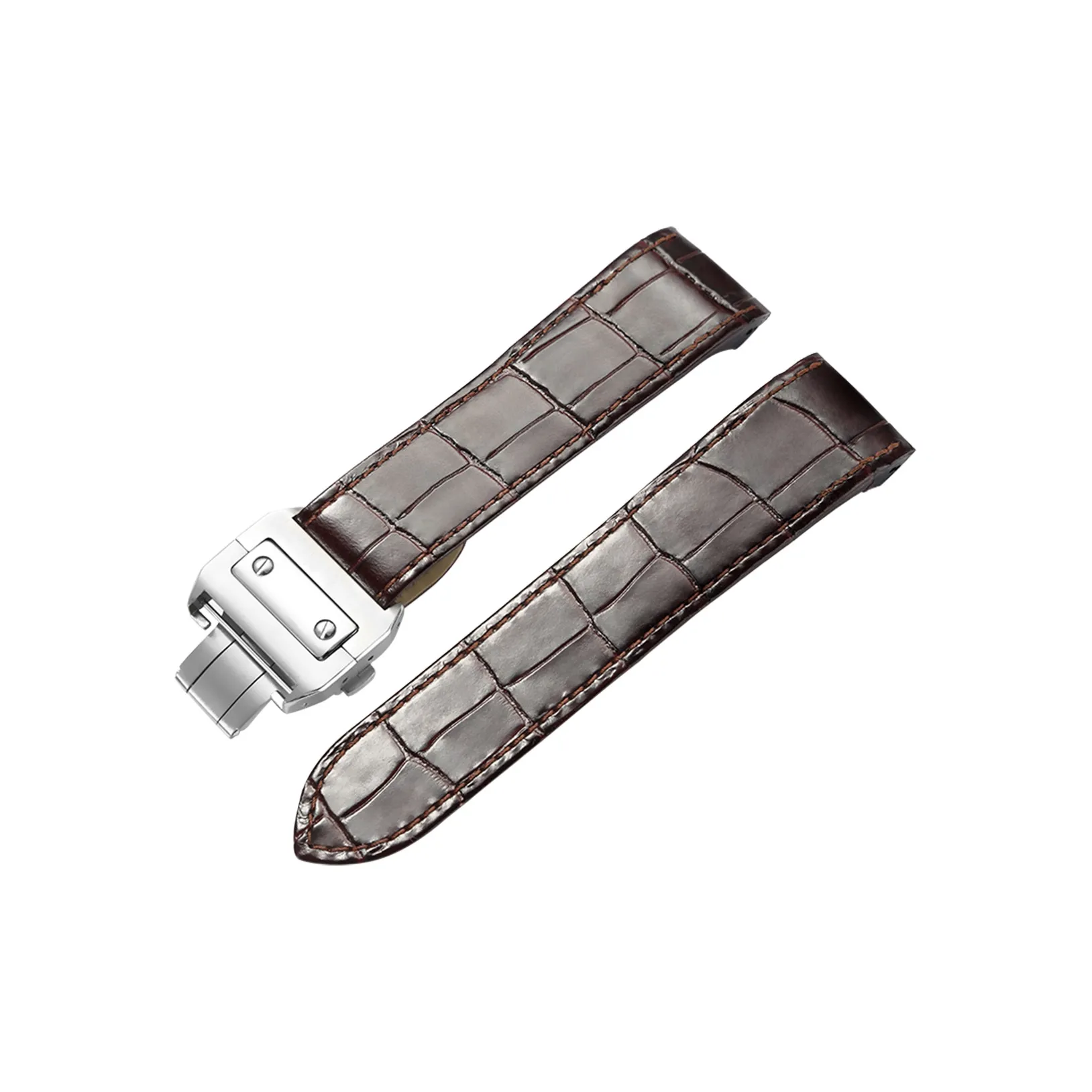 ZHISHENG Ремешок Cartier Совместимость Натуральная кожа Материал 20 23 мм Ширина интерфейса