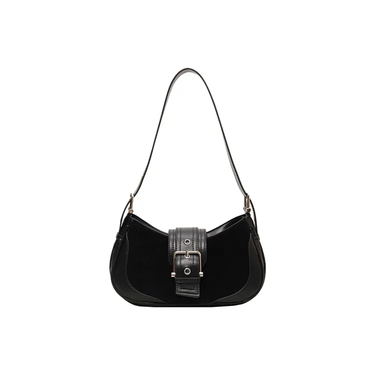 JANE KLAIN Синтетическая кожа Французский Baguette Маленькая квадратная сумка Сумка через плечо Сумка на плечо Стандартная Женская Черная Коричневая