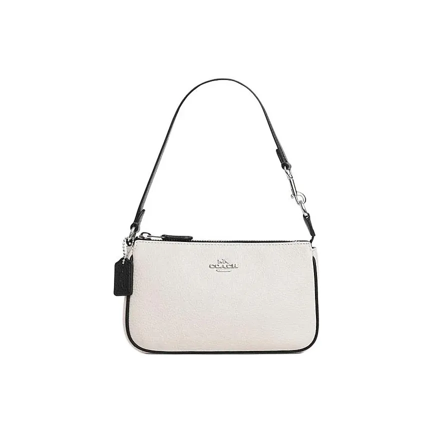 COACH Nolita Cow Leather Shoulder Bag, Handbag, Shoulder Bag Women's White