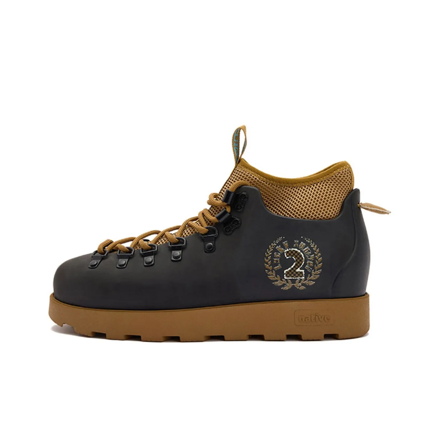 Native Shoes Fitzsimmons Casual Low Top Черный | Lucky Numbers | Olive Brown Unisex