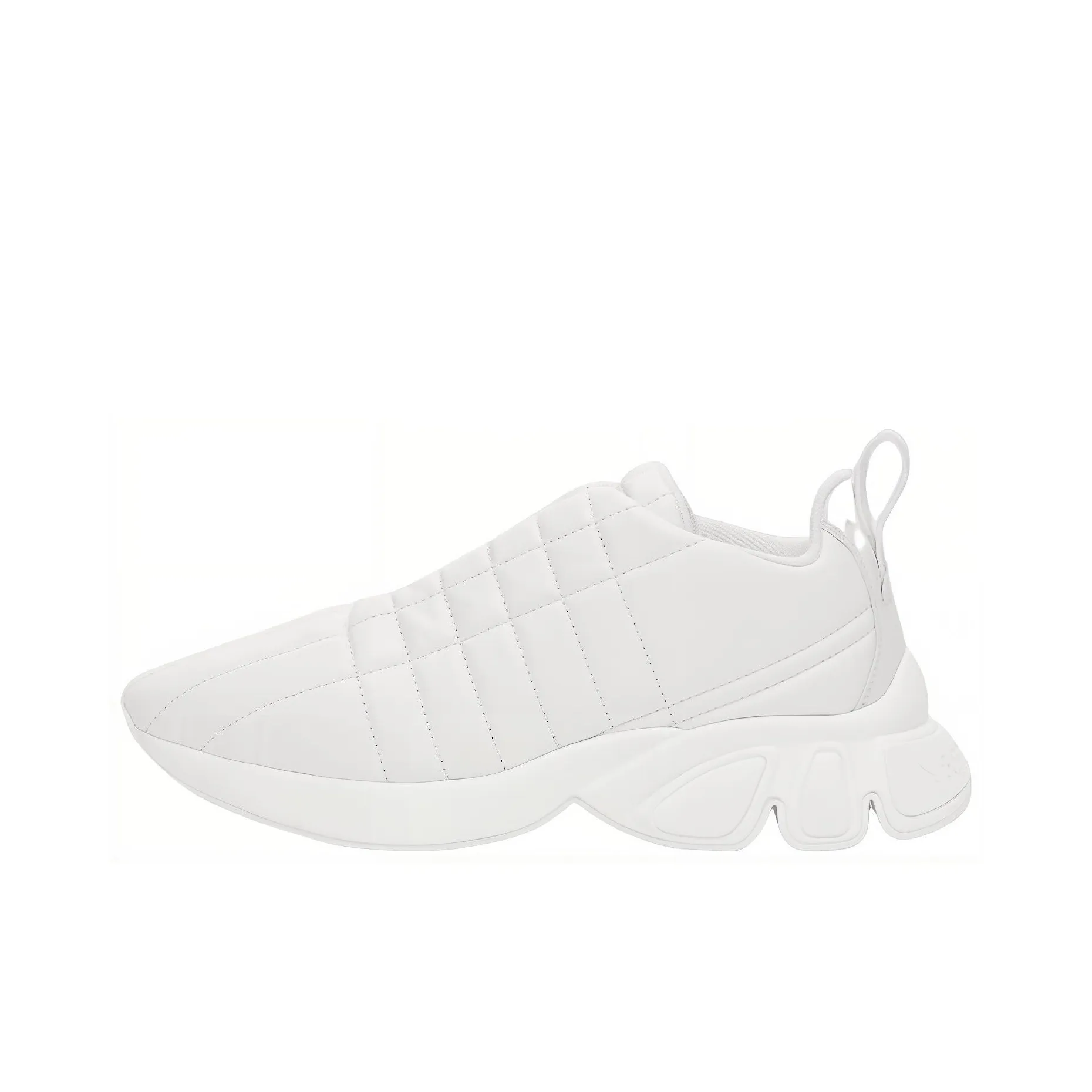 Burberry Quilted Leather Sneaker White Women's
