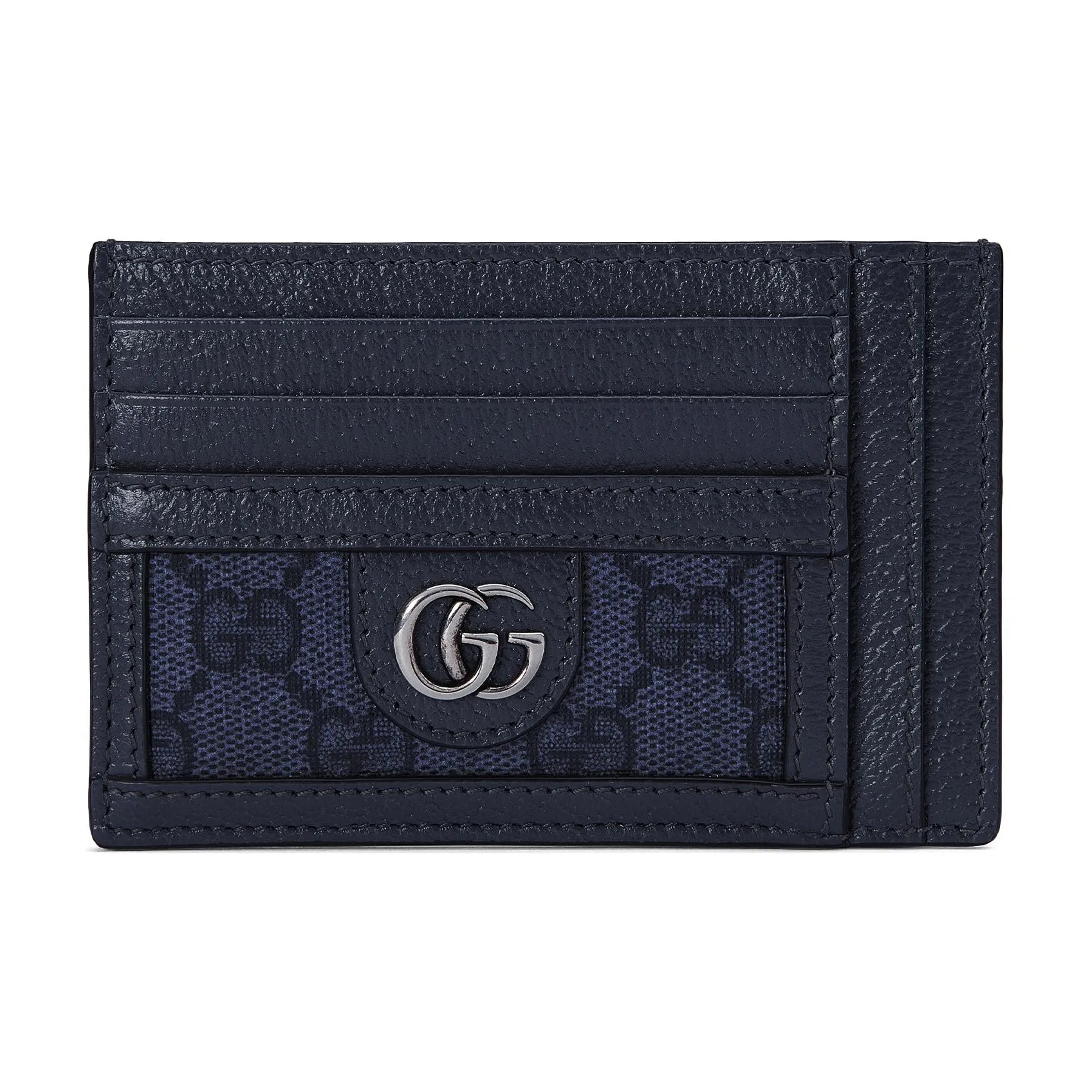 GUCCI Ophidia Холст и Кожа Держатель для Карт Мужской Синий и Темно-Синий