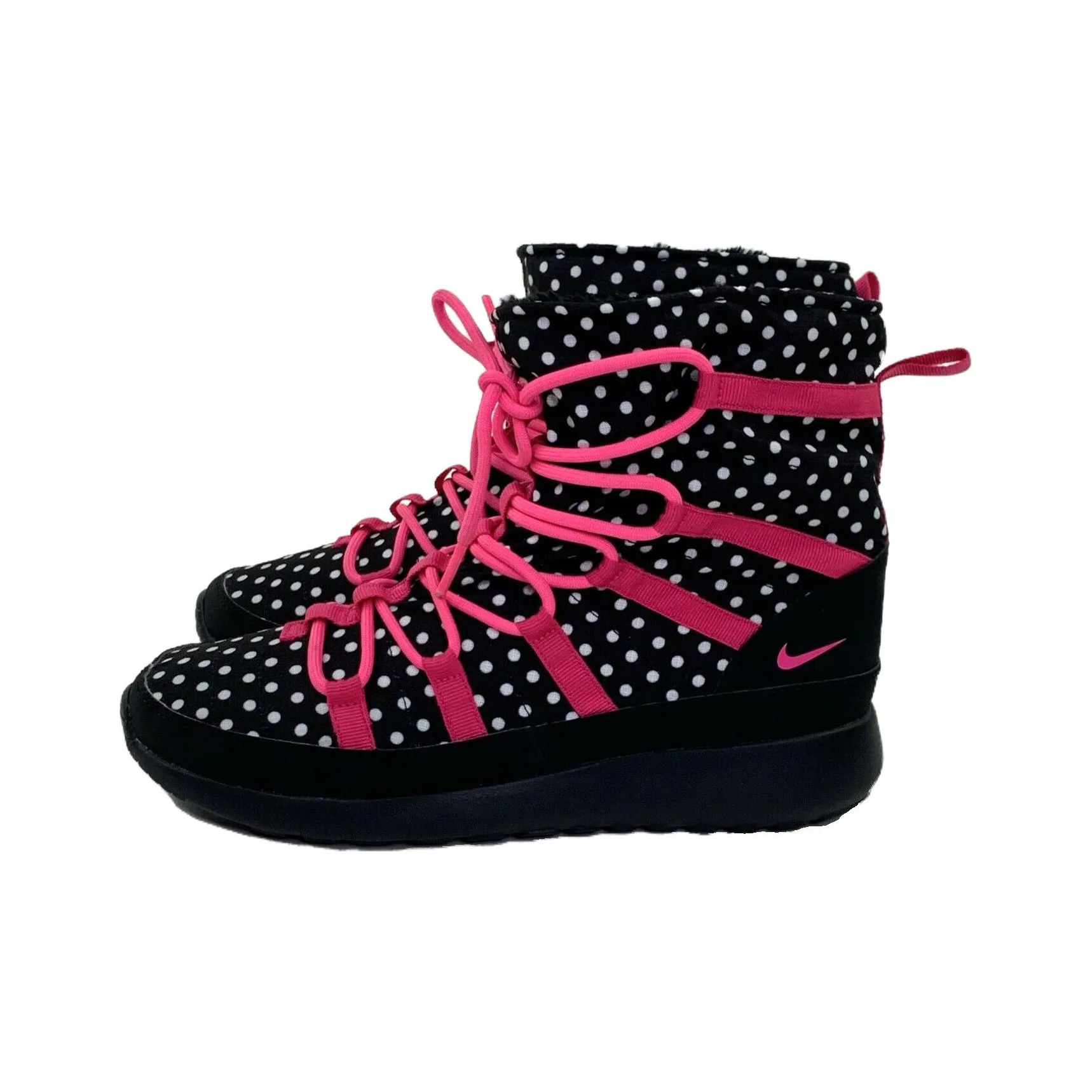 Nike Roshe One Hi 'Black Pink' Gs