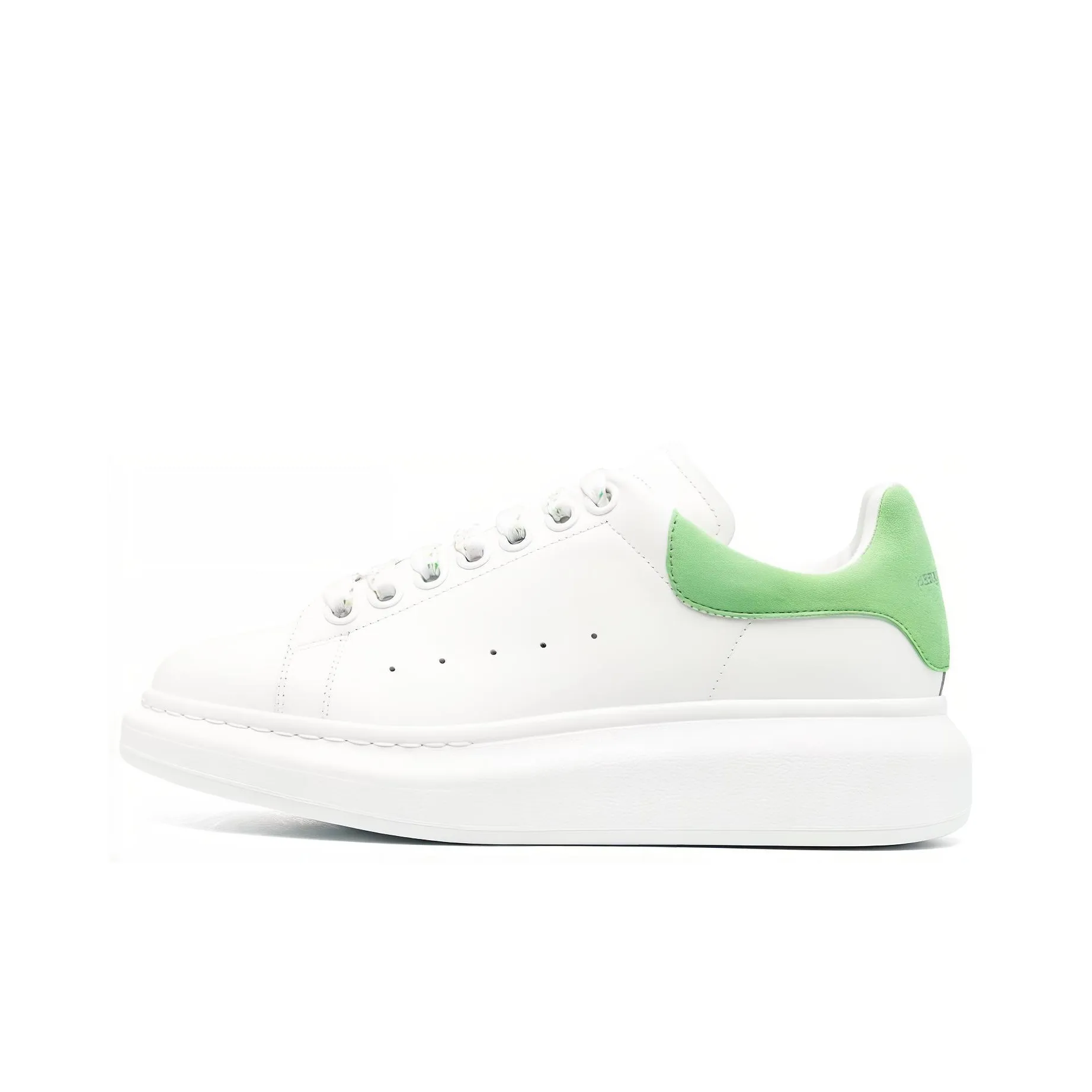 Alexander McQueen Oversized Shoes 'White Acid Green' Women's