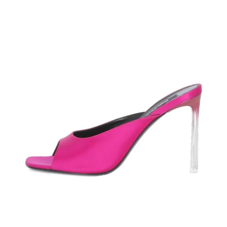 SERGIO ROSSI Open Toe Slip On Heeled Mules Women's