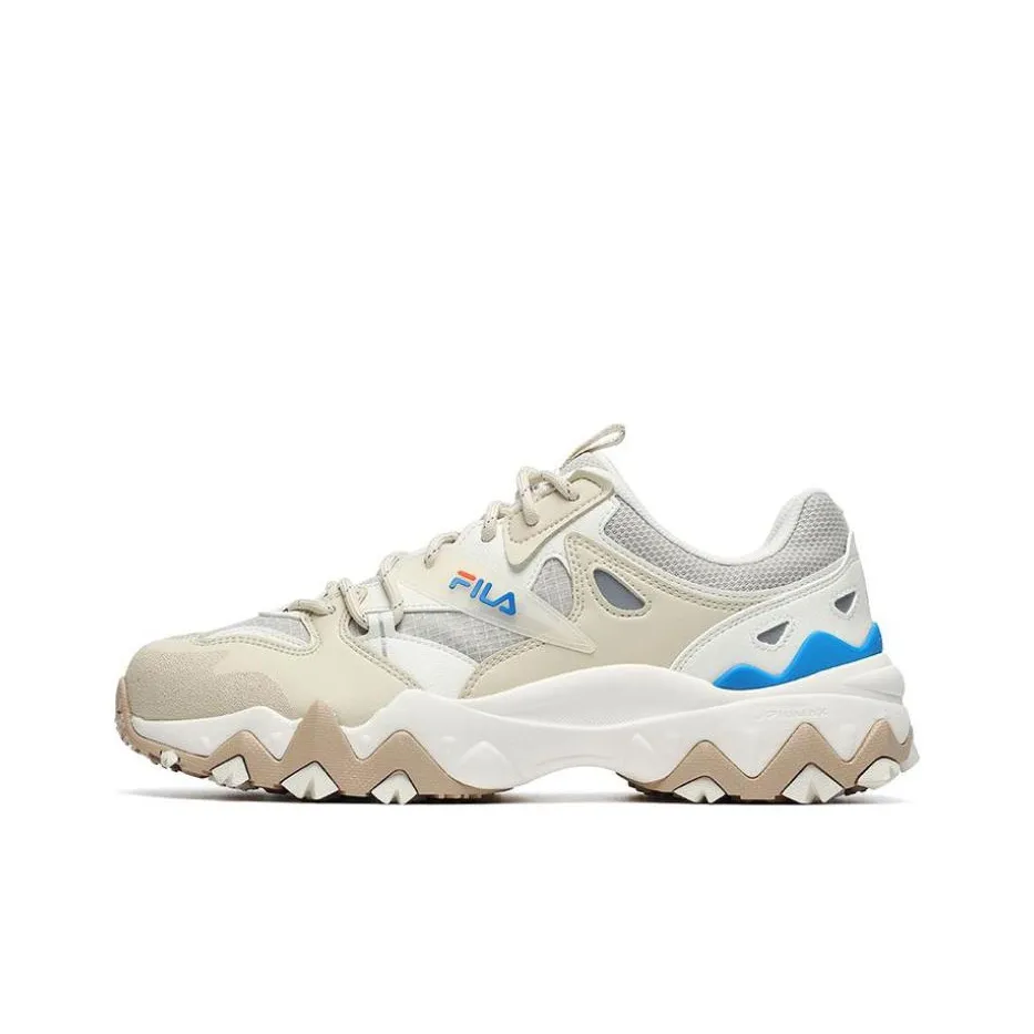 FILA Oakmont 2 Европейская Edition 2 Низкий Топ Casual Мужской Бежевый Синий