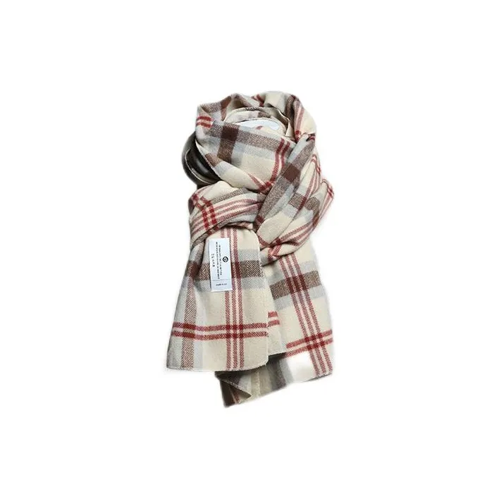 EEEENO Faux Cashmere Velvet Scarf Scarf Women's