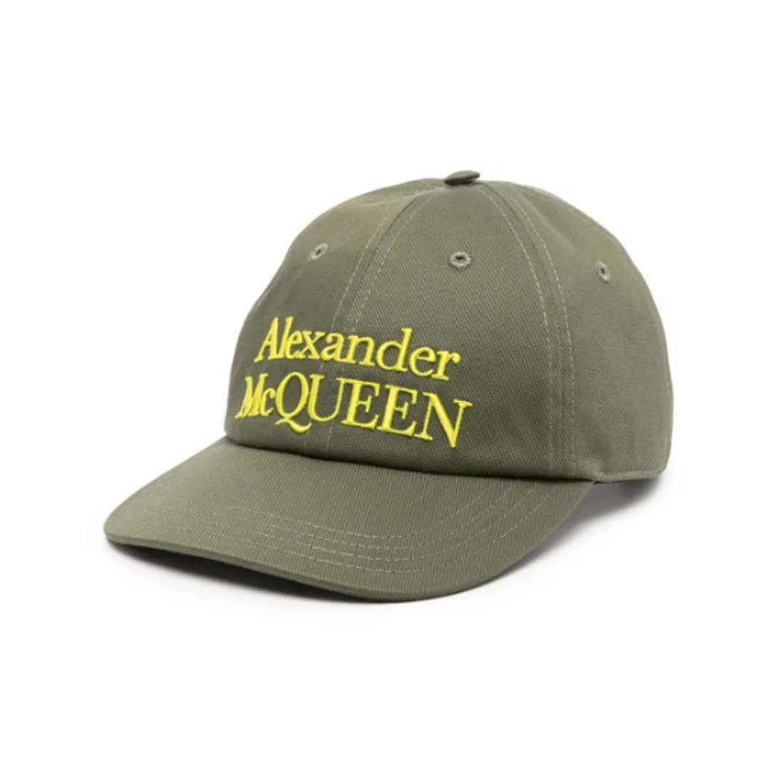 Alexander McQueen Logo Embroidered Baseball Cap