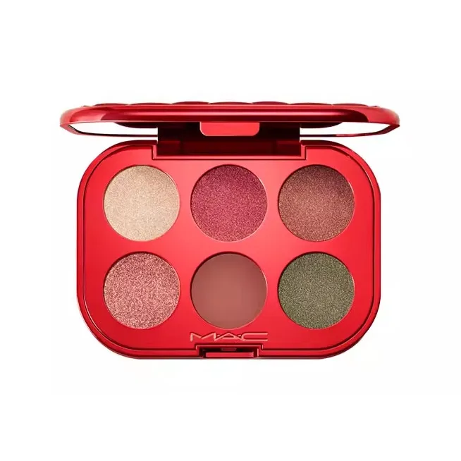 MAC Ограниченная палетка для теней 6 COLORS легкая для смешивания улучшающая цвет лица 7,5 г