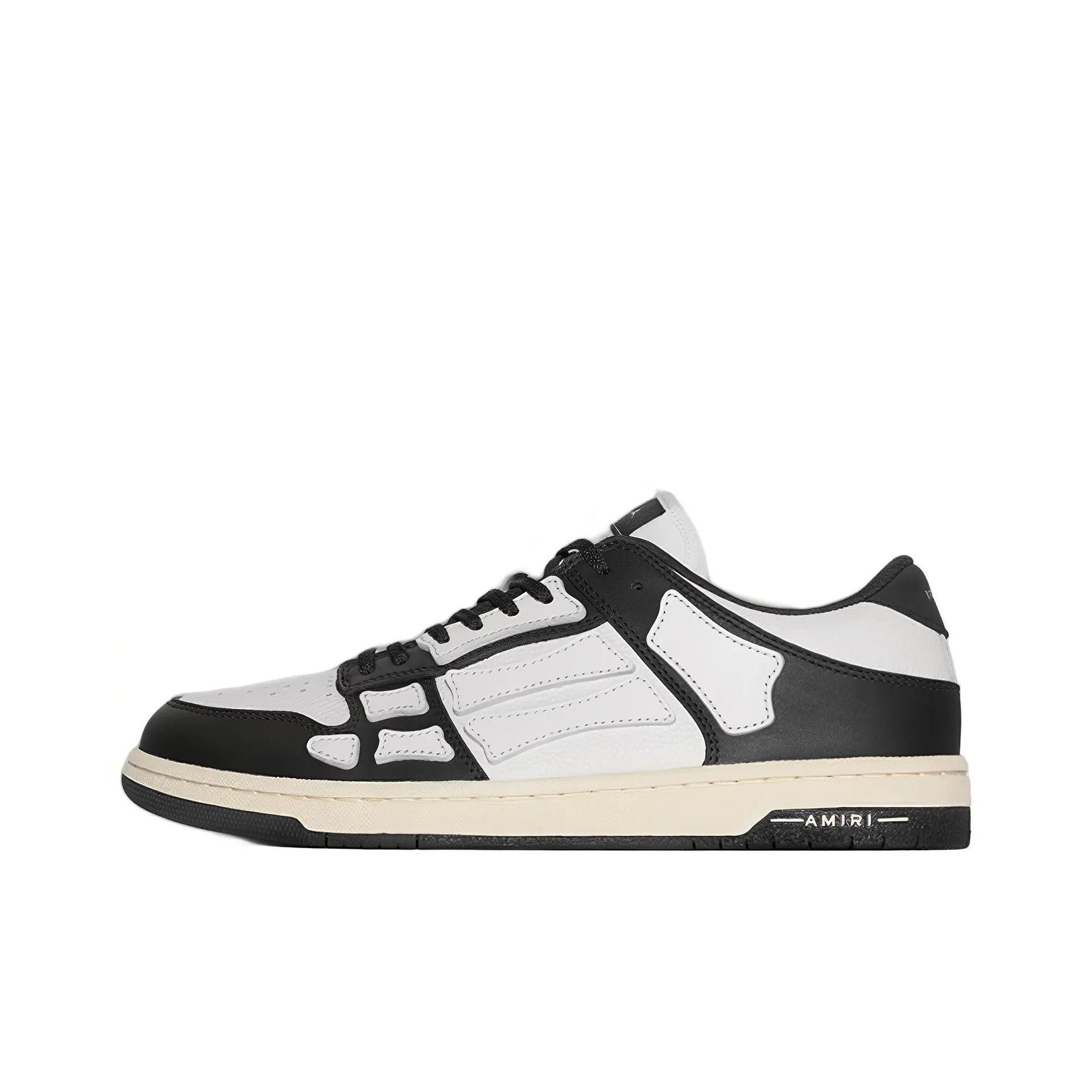 AMIRI Skel Top Low Black White Women's