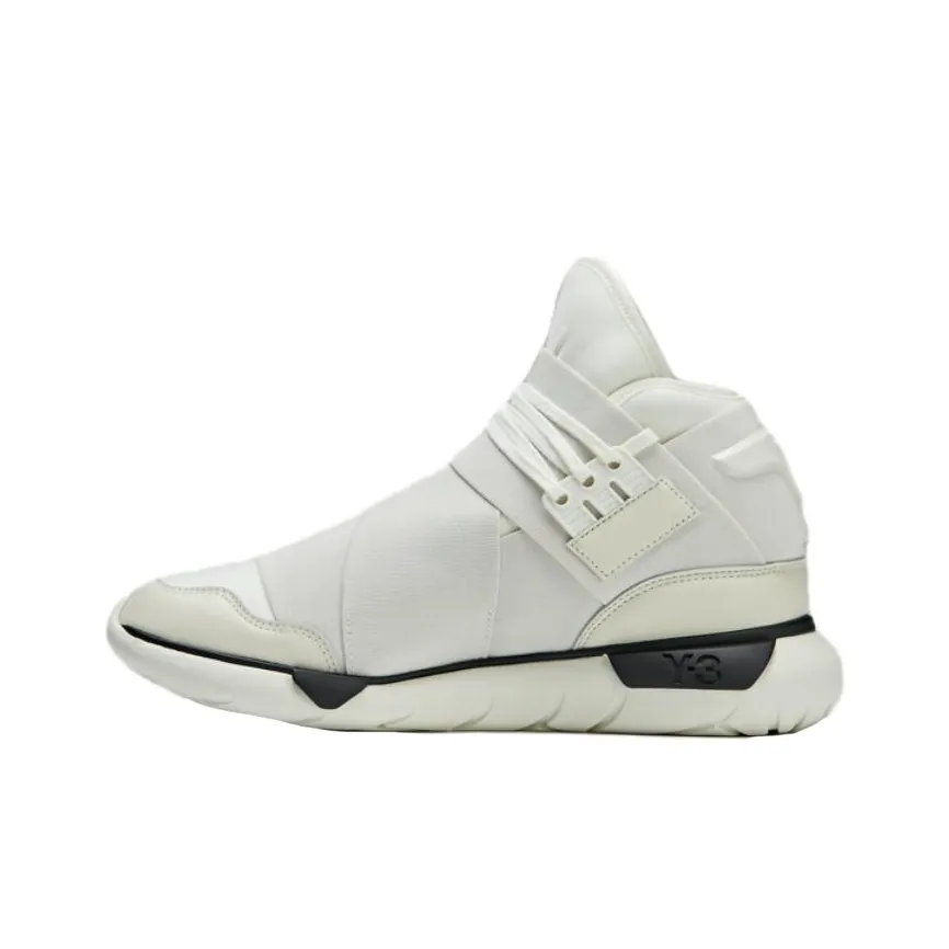 Y 3 Qasa High Топ Casual Унисекс Белый